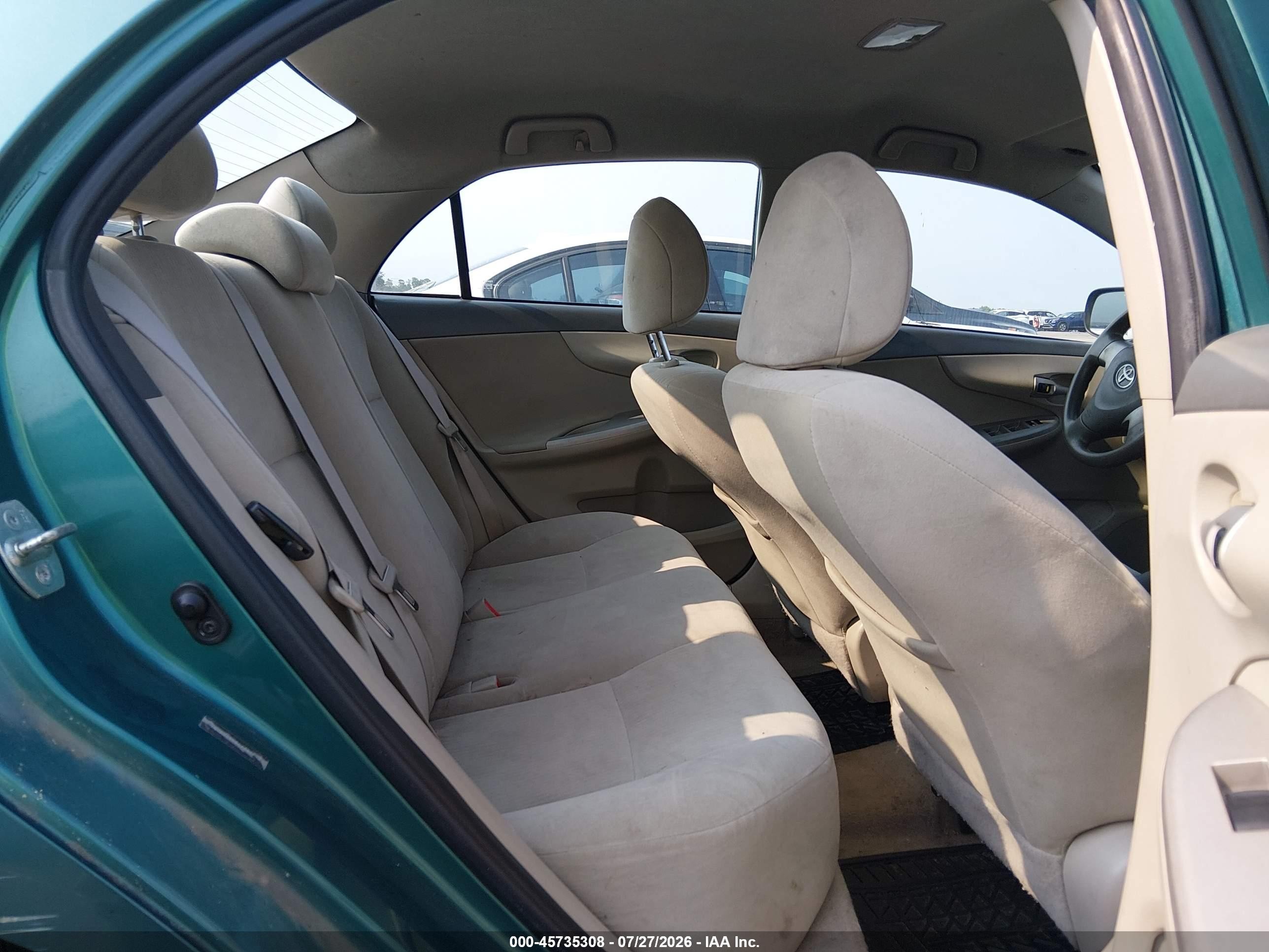 2010 Toyota Corolla Le Бирюзовый vin: 1NXBU4EE8AZ285562