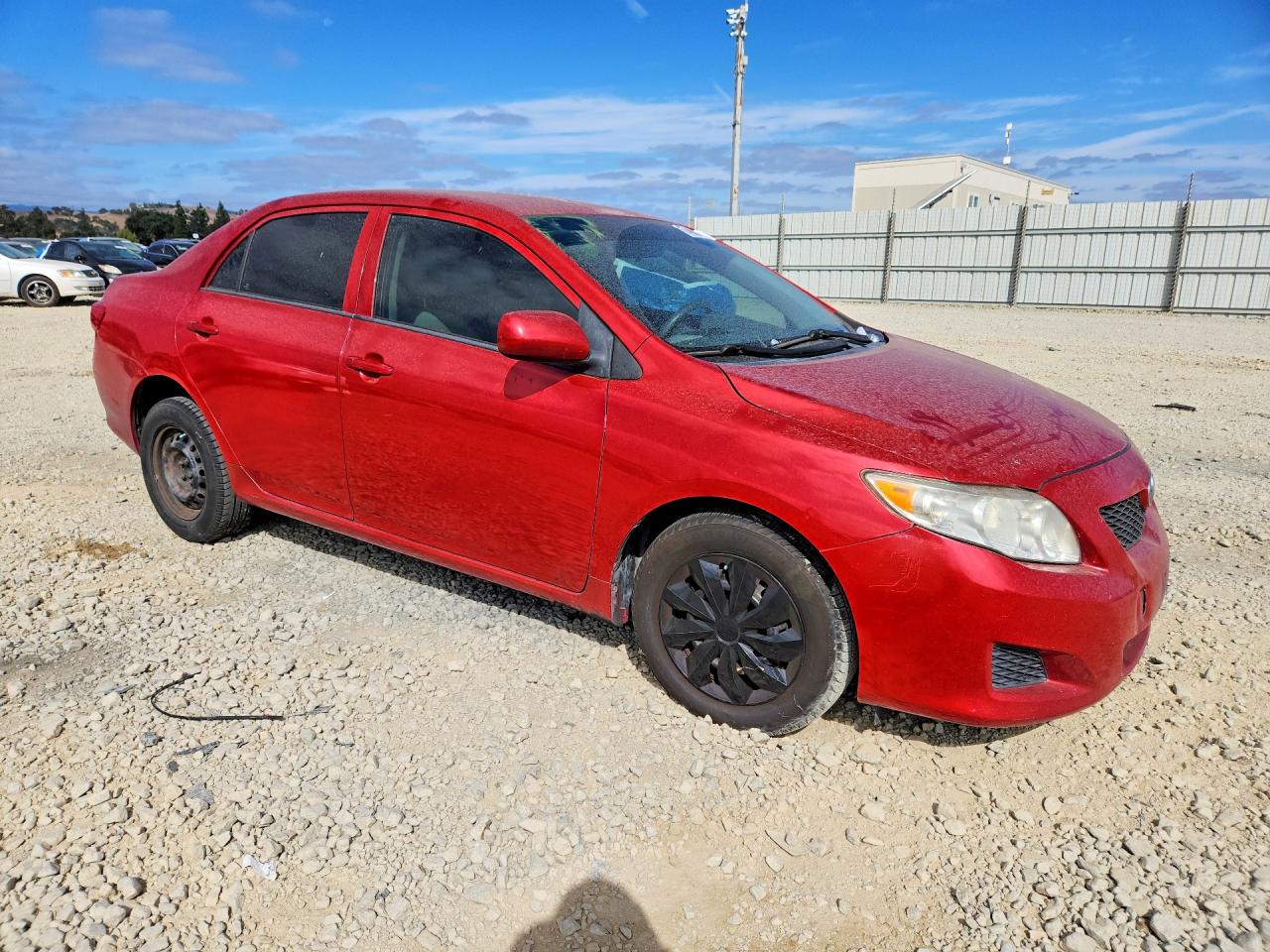 2010 Toyota Corolla Le Red vin: 1NXBU4EE8AZ288025