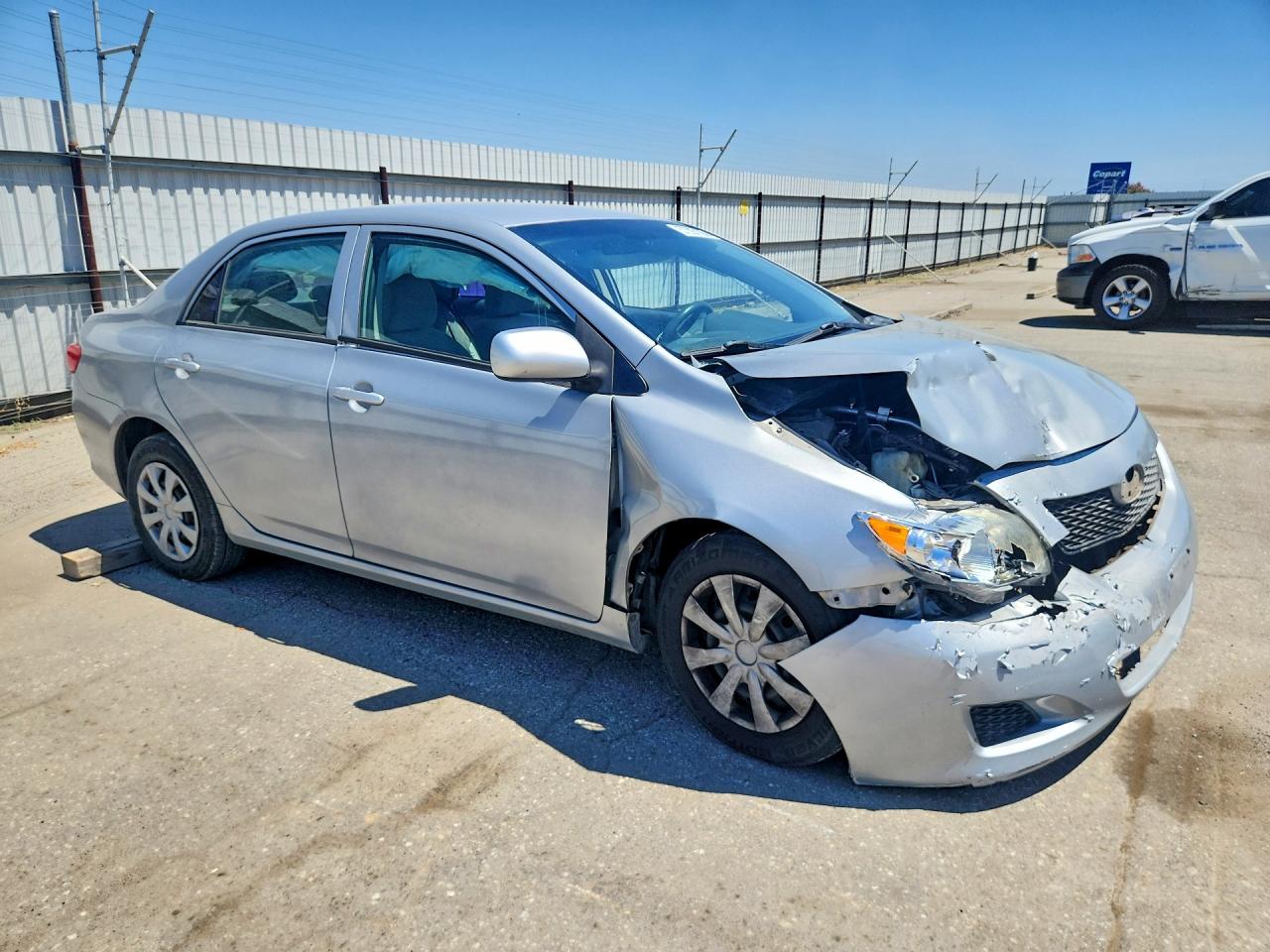 2010 Toyota Corolla Base Silver vin: 1NXBU4EE8AZ290678