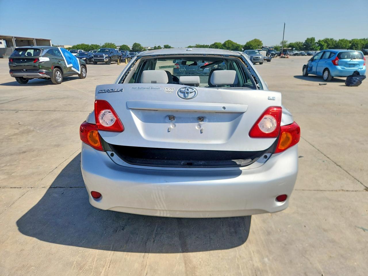2010 Toyota Corolla Le Silver vin: 1NXBU4EE8AZ308578