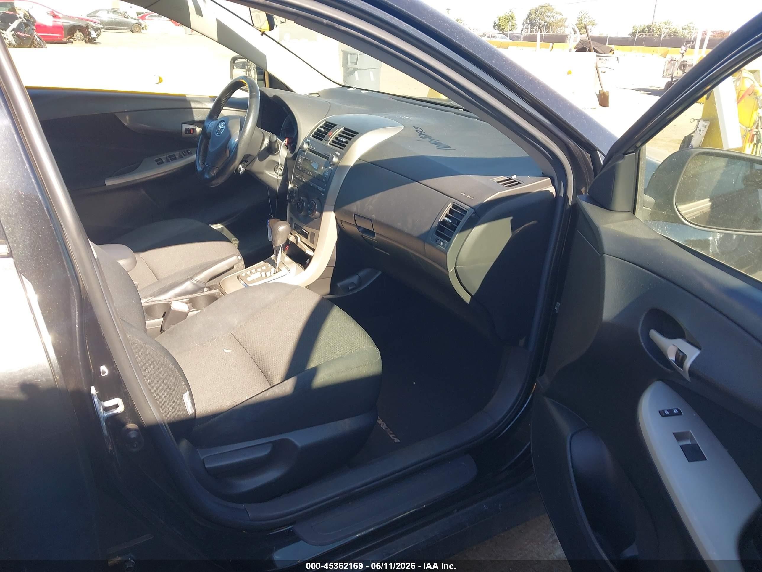 2010 Toyota Corolla S Black vin: 1NXBU4EE8AZ319399