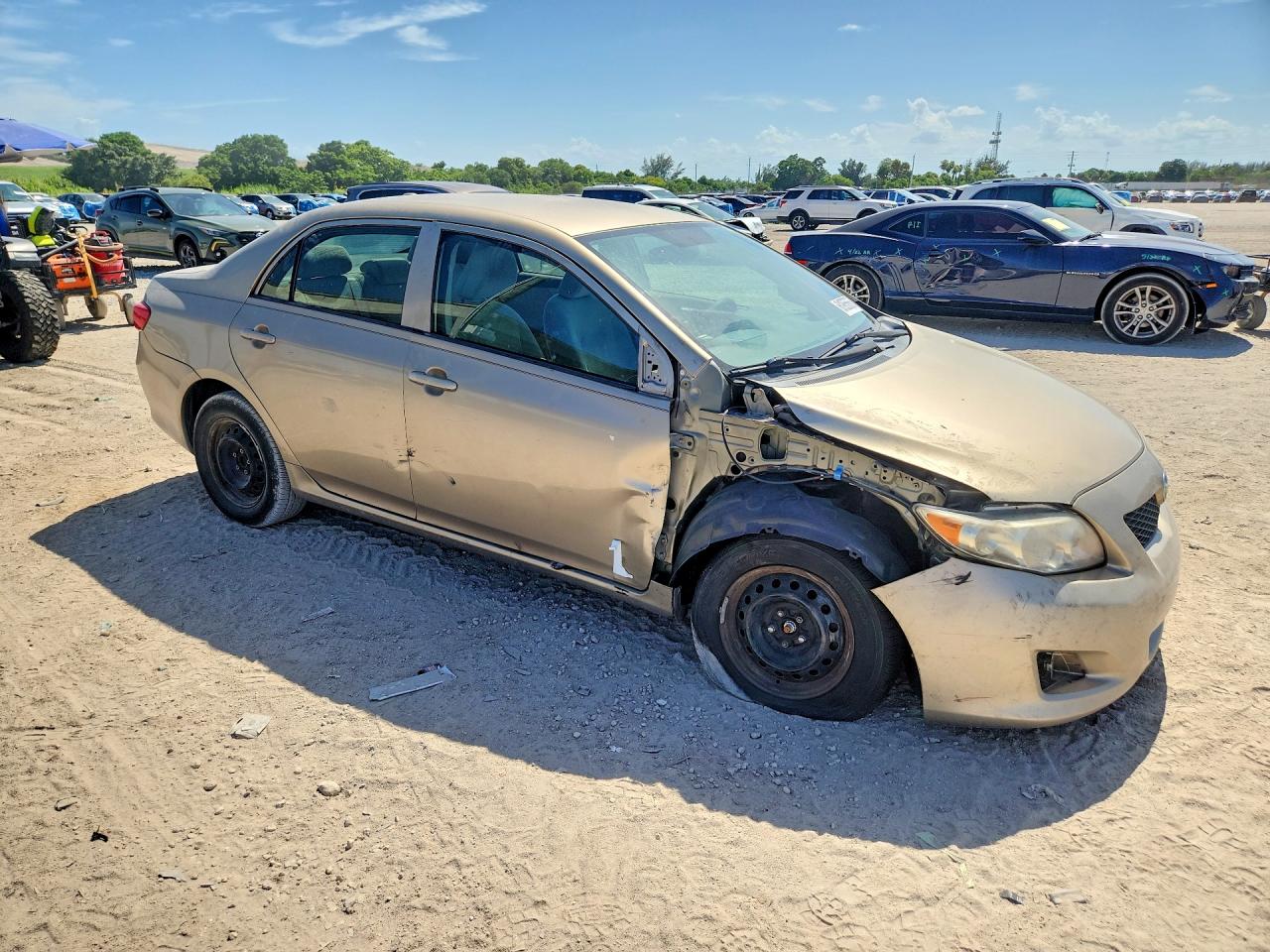 2010 Toyota Corolla Le Желто-коричневый vin: 1NXBU4EE8AZ320651
