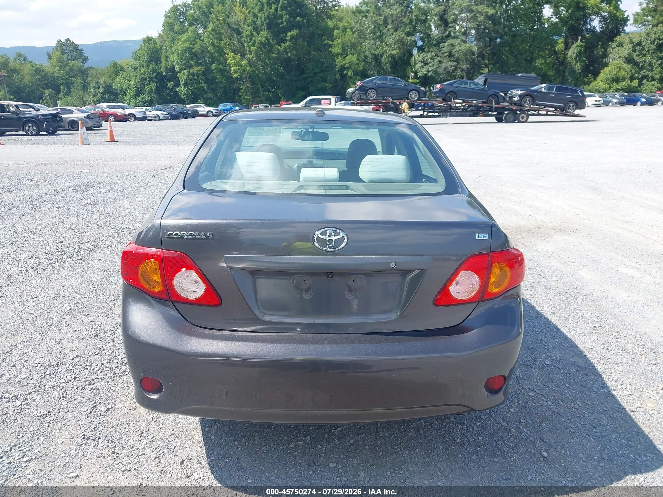 2010 Toyota Corolla Le Серый vin: 1NXBU4EE8AZ325493