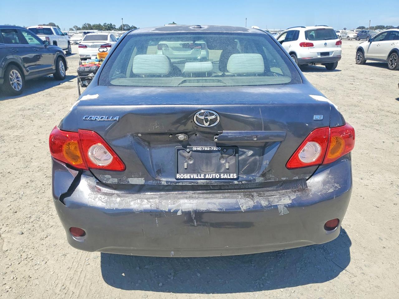 2010 Toyota Corolla Le Gray vin: 1NXBU4EE8AZ340110