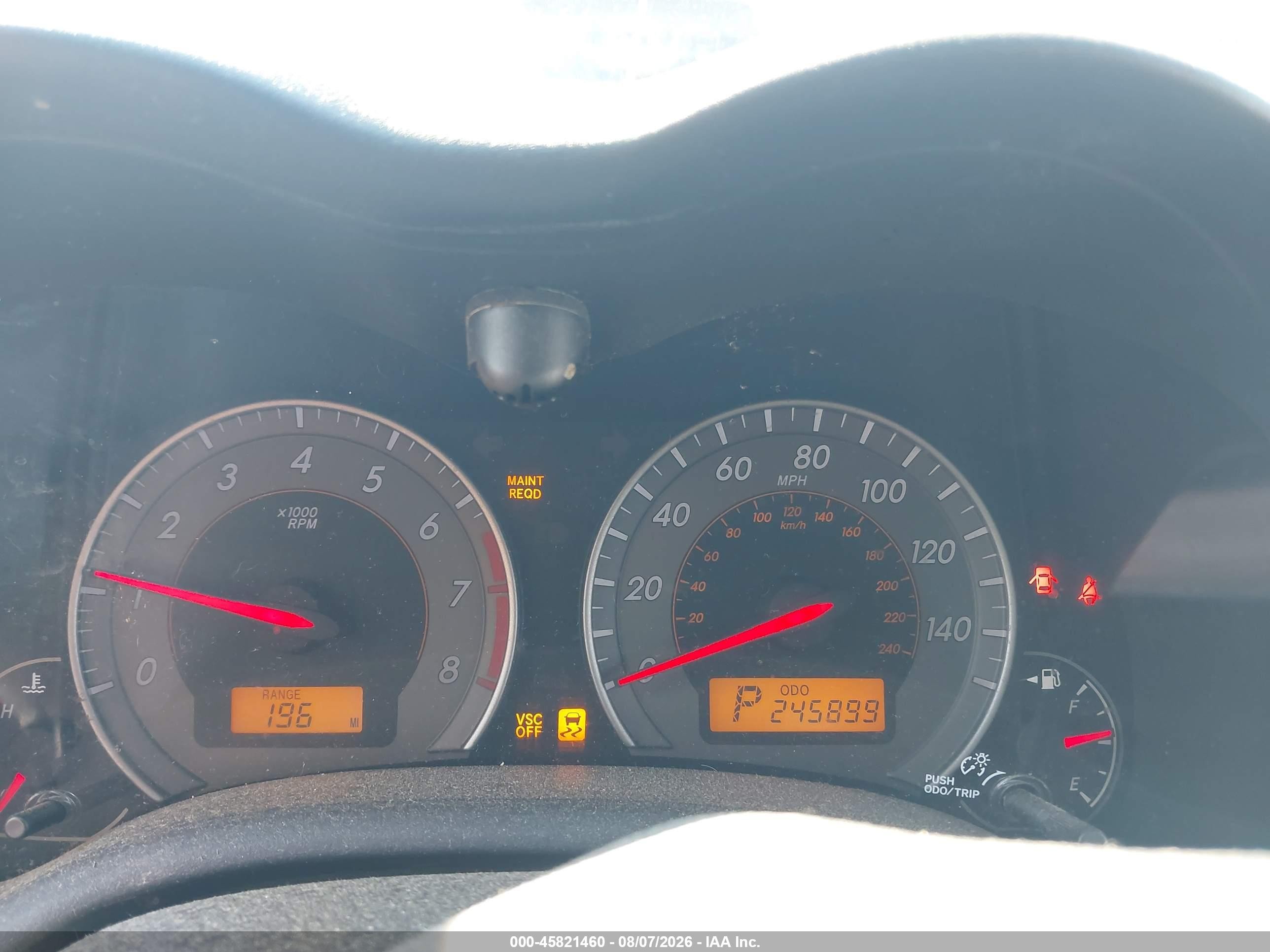 2010 Toyota Corolla S Red vin: 1NXBU4EE8AZ355173