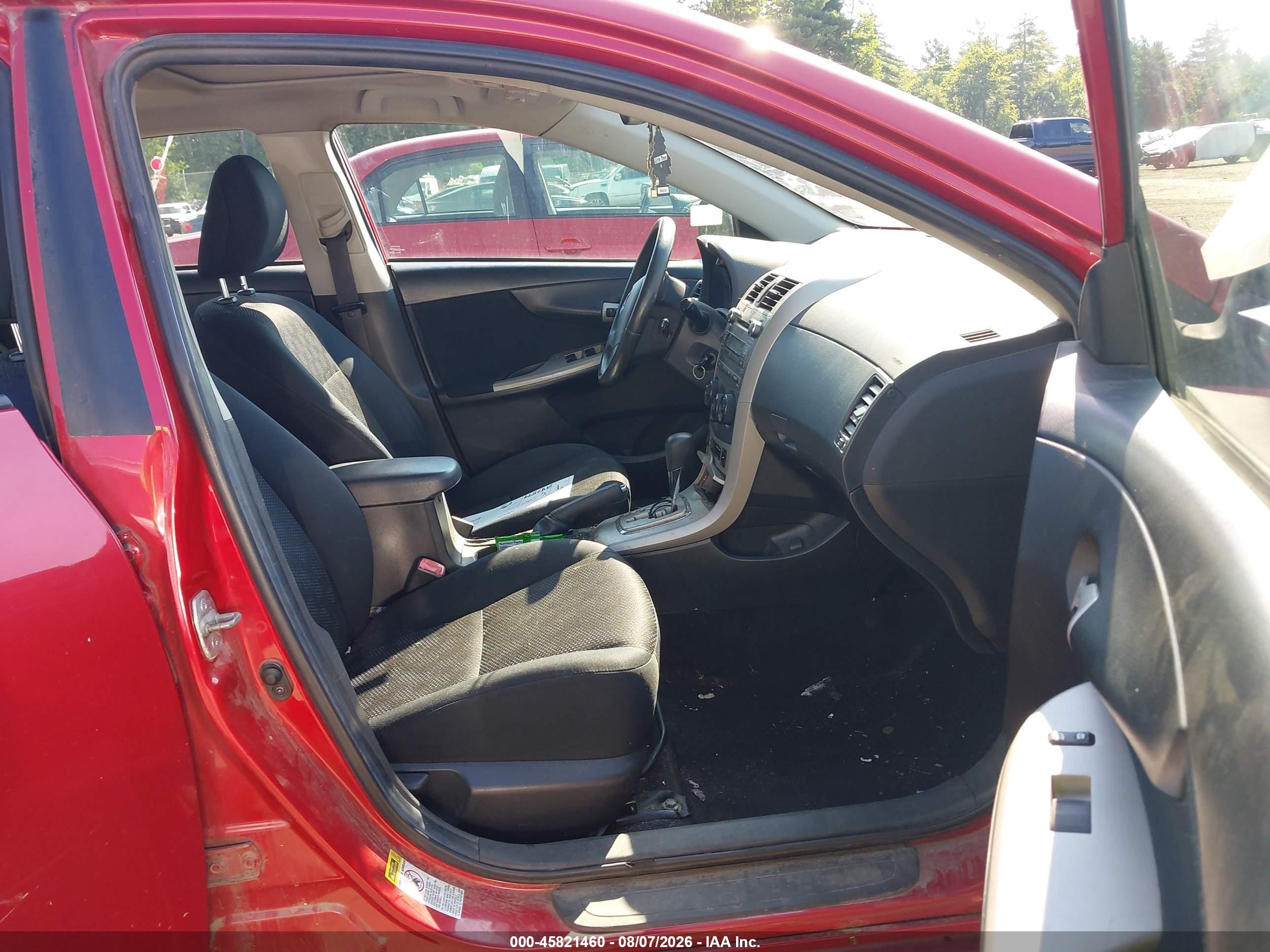 2010 Toyota Corolla S Red vin: 1NXBU4EE8AZ355173