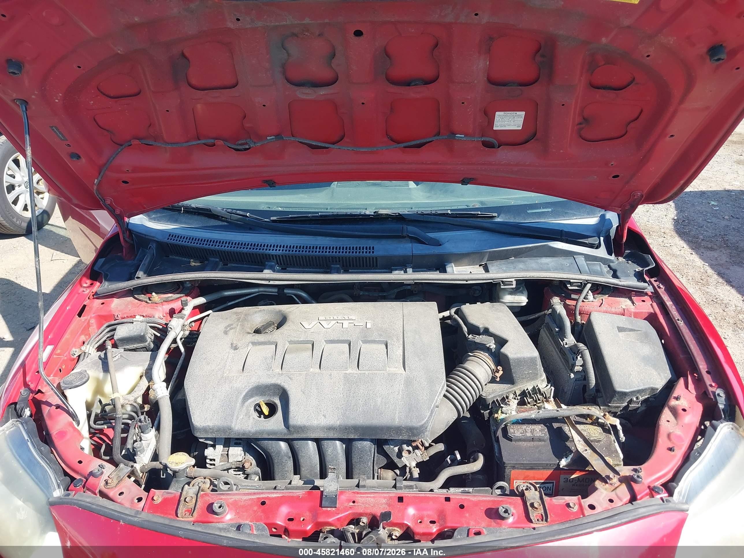 2010 Toyota Corolla S Red vin: 1NXBU4EE8AZ355173