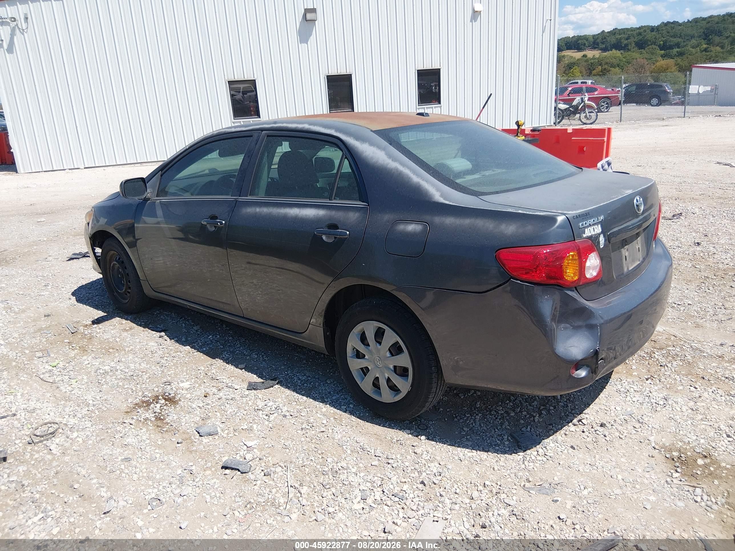 2010 Toyota Corolla Le Gray vin: 1NXBU4EE8AZ363239