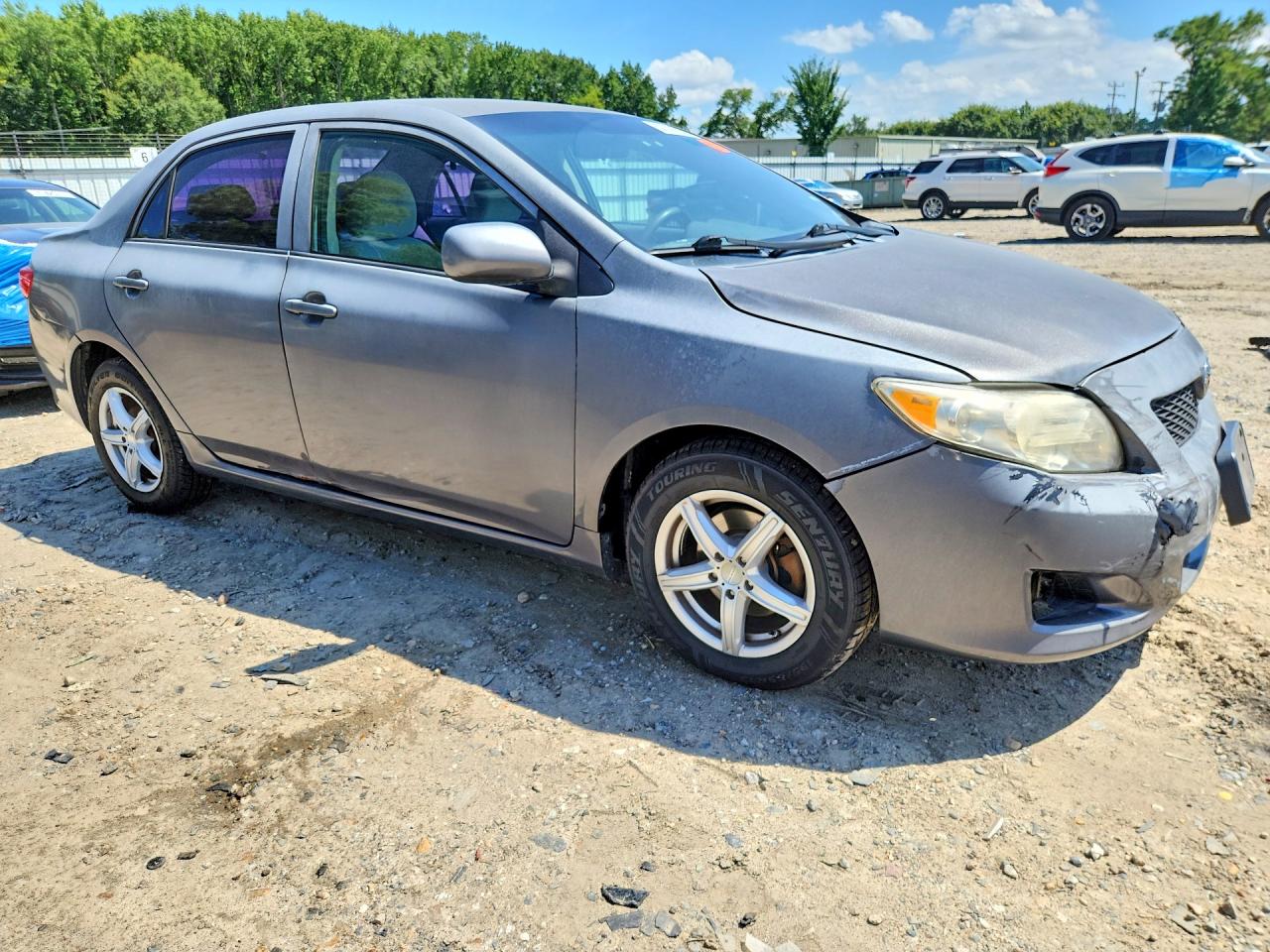 2010 Toyota Corolla Le Gray vin: 1NXBU4EE8AZ371275