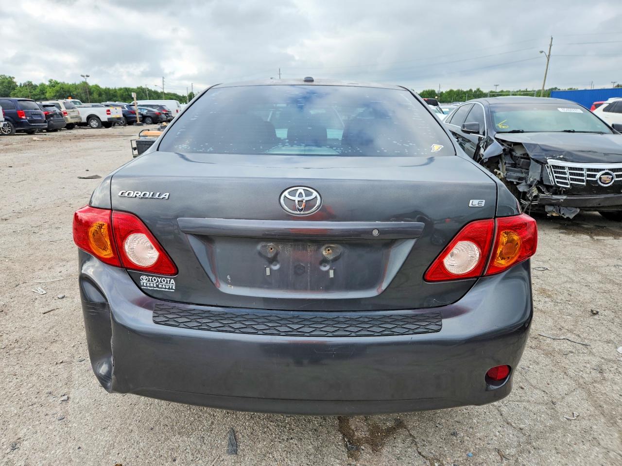 2010 Toyota Corolla Le Gray vin: 1NXBU4EE8AZ372006