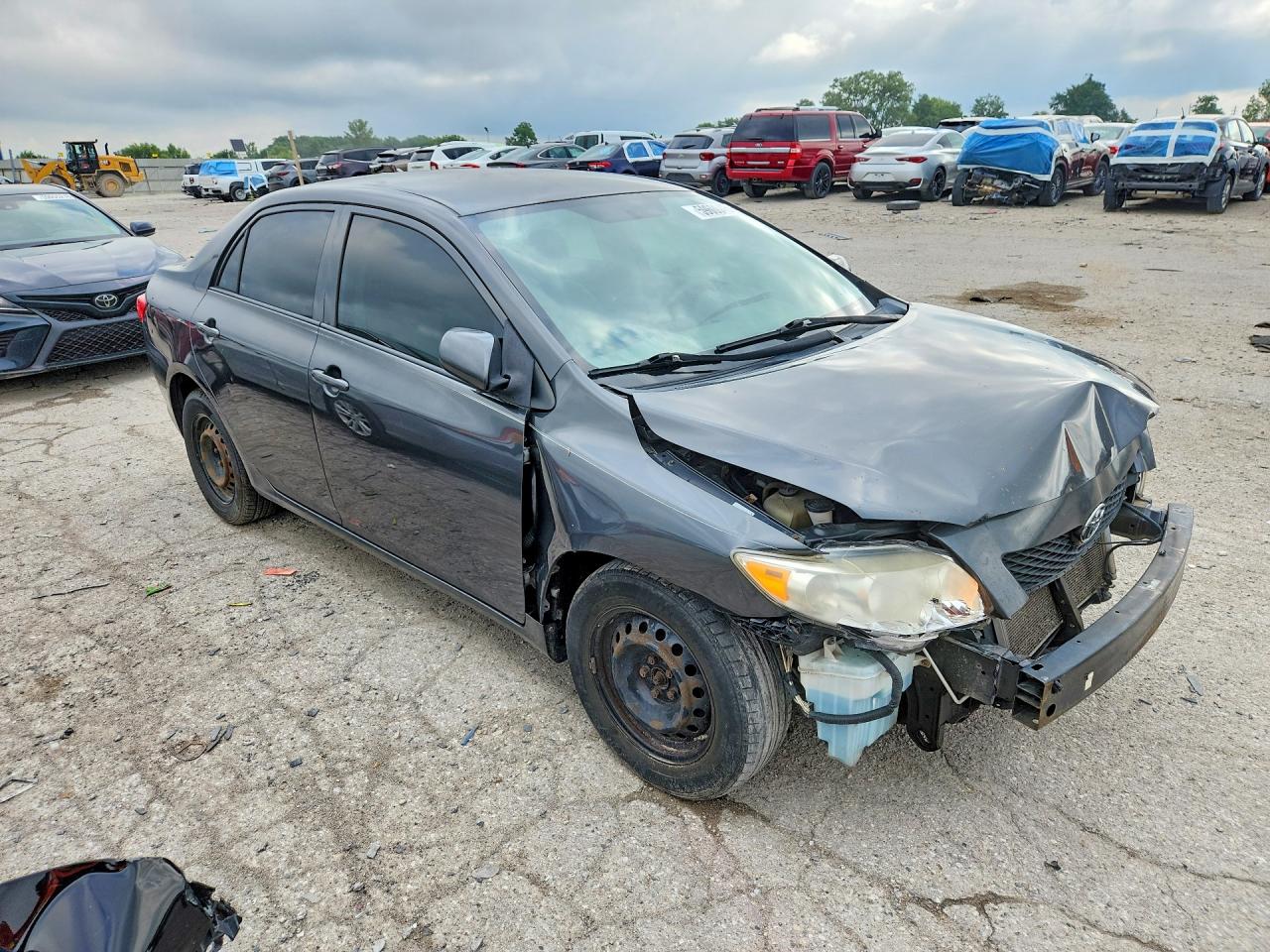 2010 Toyota Corolla Le Gray vin: 1NXBU4EE8AZ372006