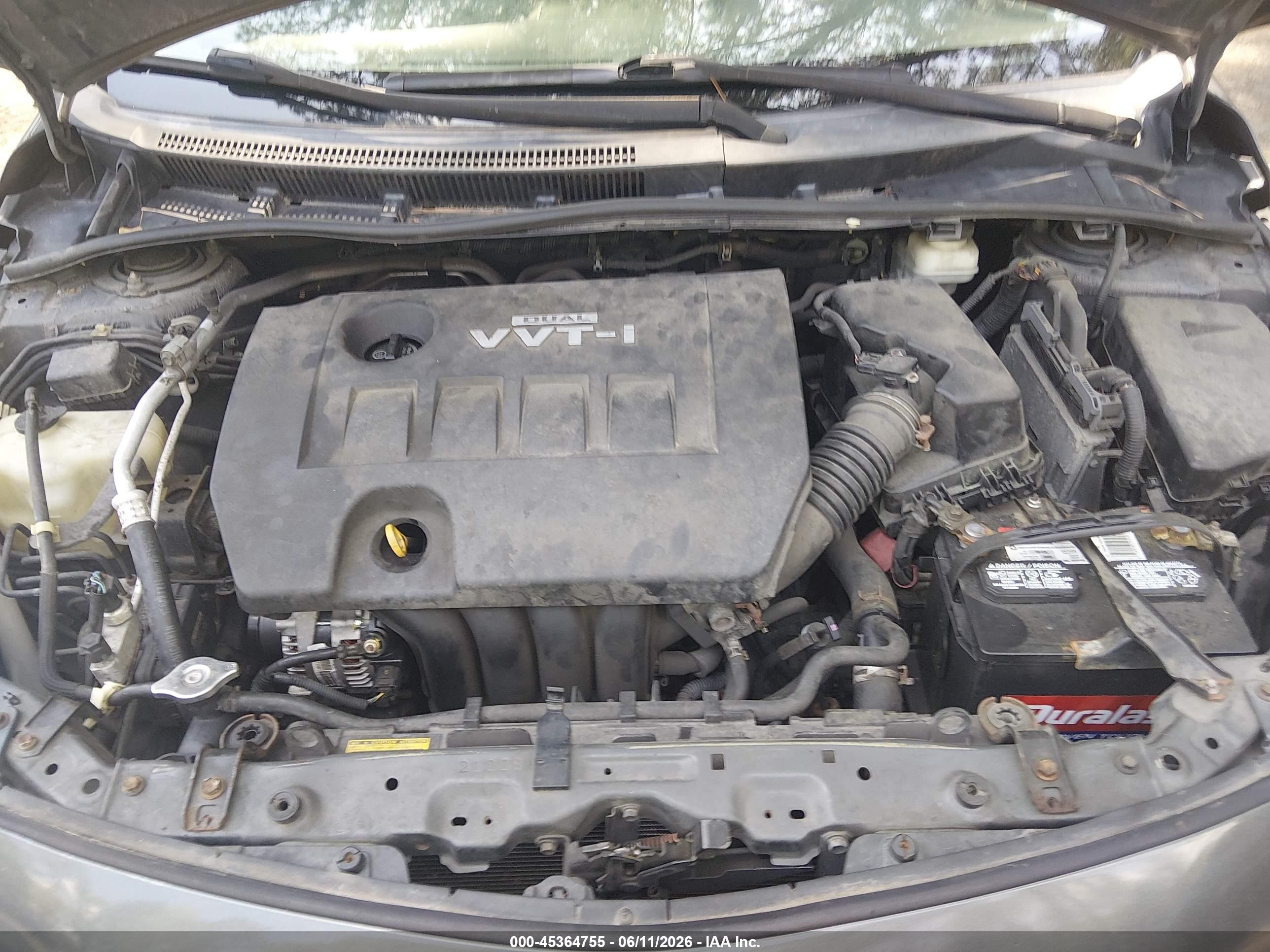 2010 Toyota Corolla Le Gray vin: 1NXBU4EE8AZ372040