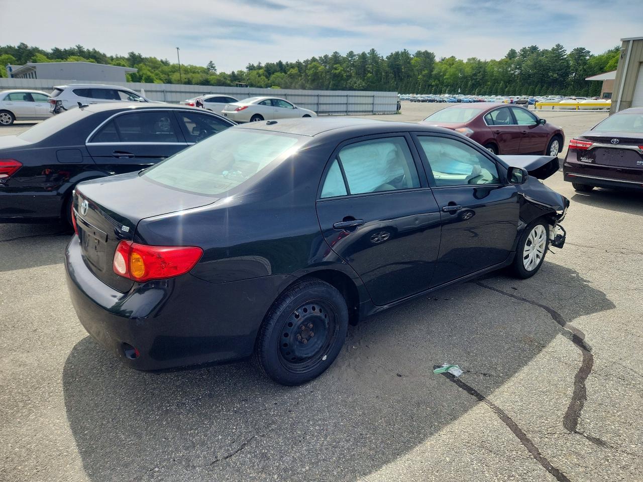 2010 Toyota Corolla Le Black vin: 1NXBU4EE8AZ373866