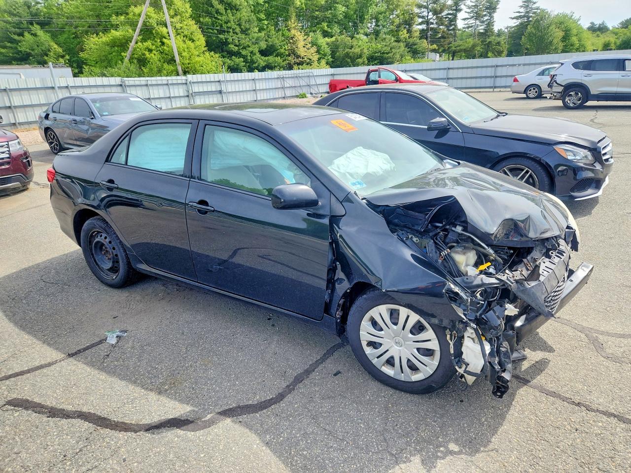 2010 Toyota Corolla Le Black vin: 1NXBU4EE8AZ373866