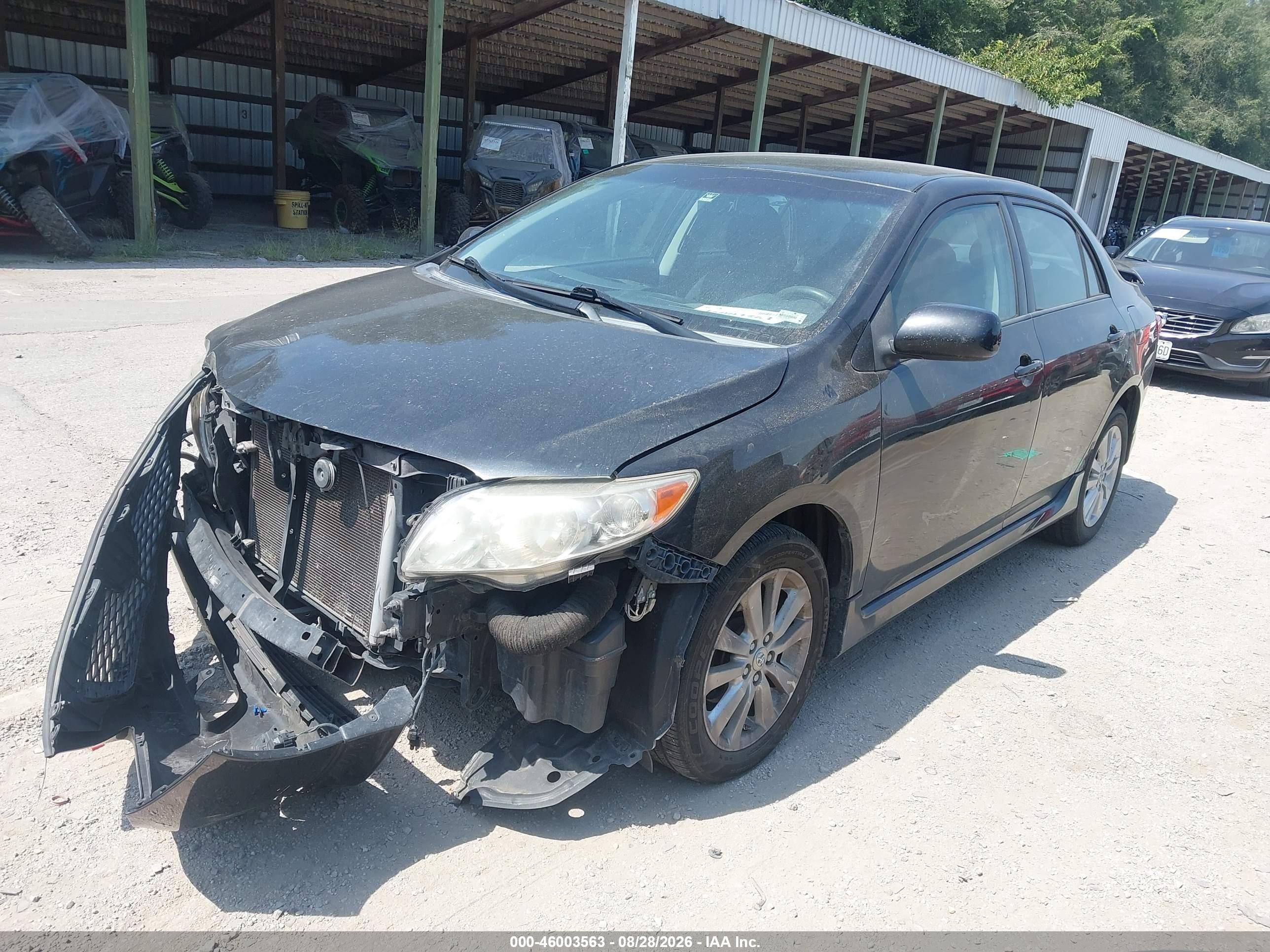 2010 Toyota Corolla S Черный vin: 1NXBU4EE8AZ378324