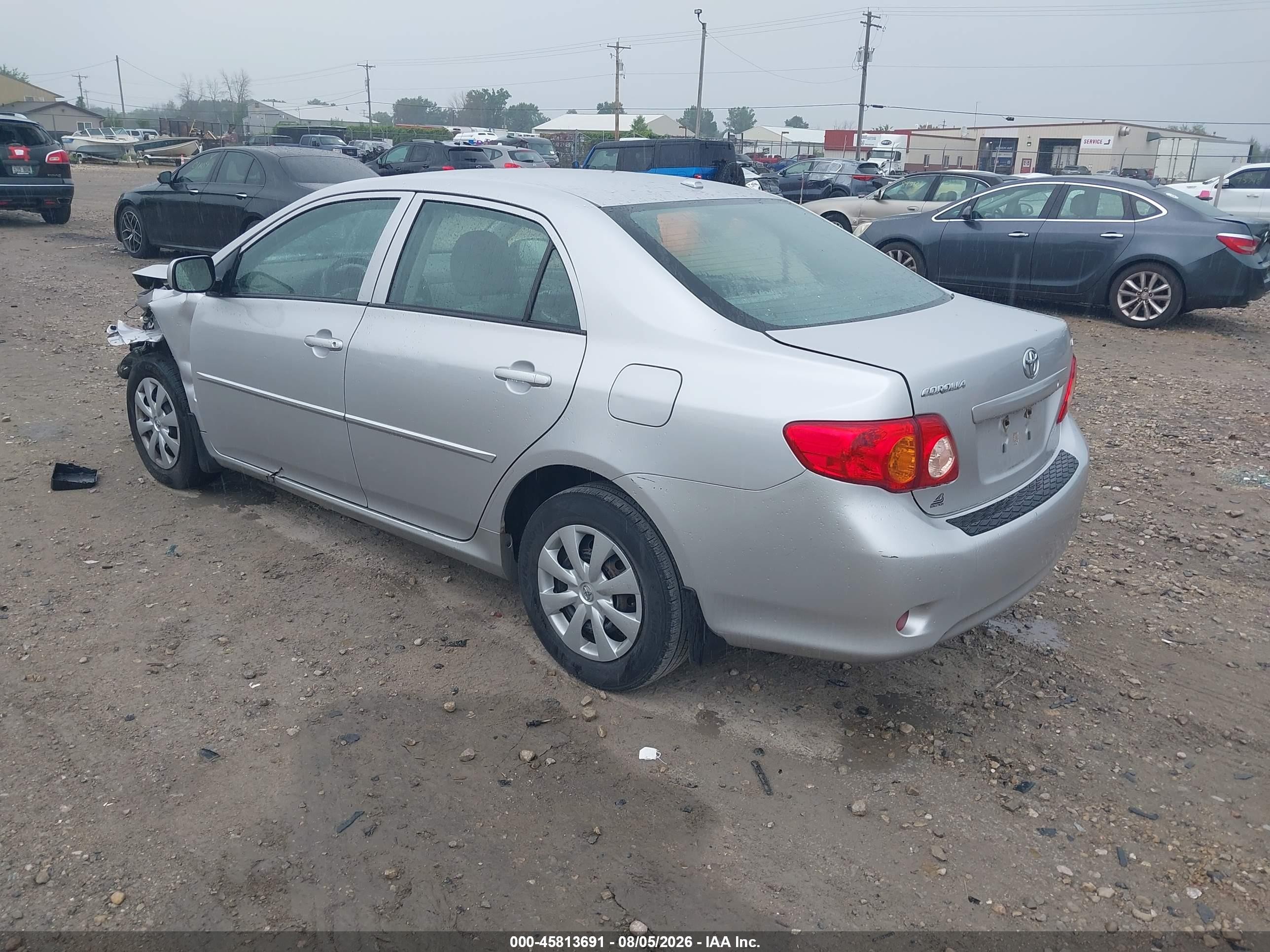 2010 Toyota Corolla Le Серебряный vin: 1NXBU4EE9AZ172803