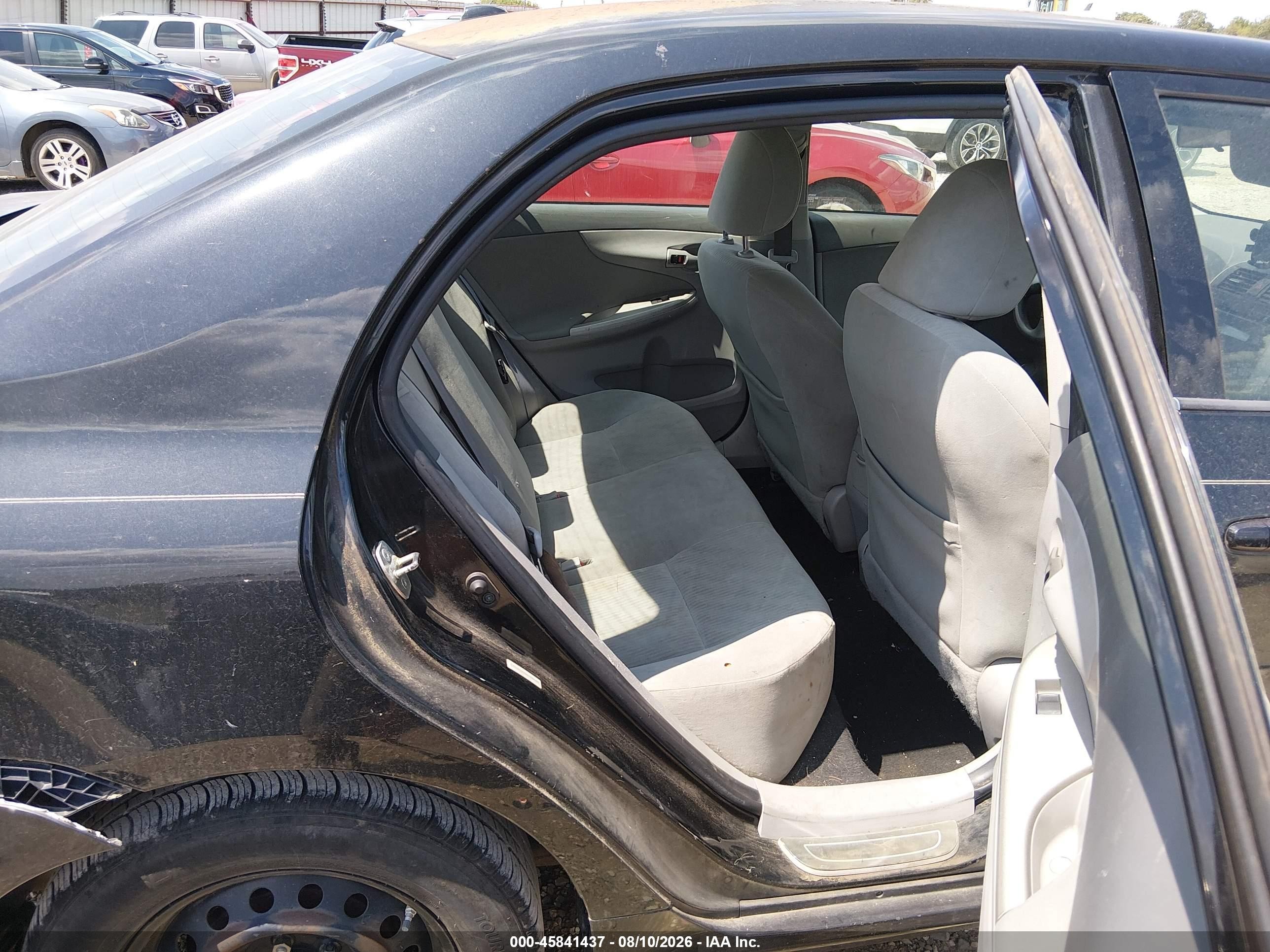 2010 Toyota Corolla Le Черный vin: 1NXBU4EE9AZ175183
