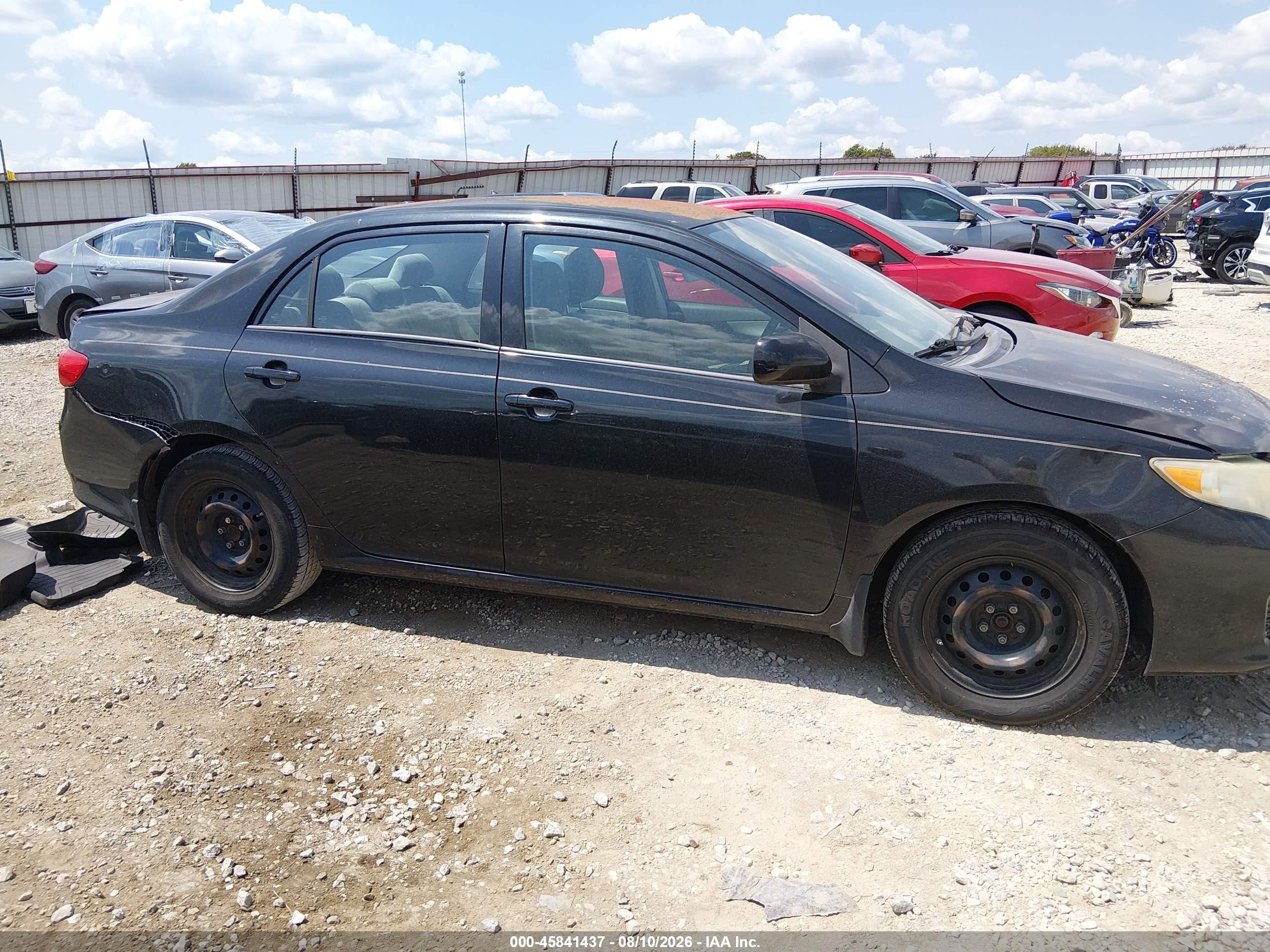 2010 Toyota Corolla Le Черный vin: 1NXBU4EE9AZ175183