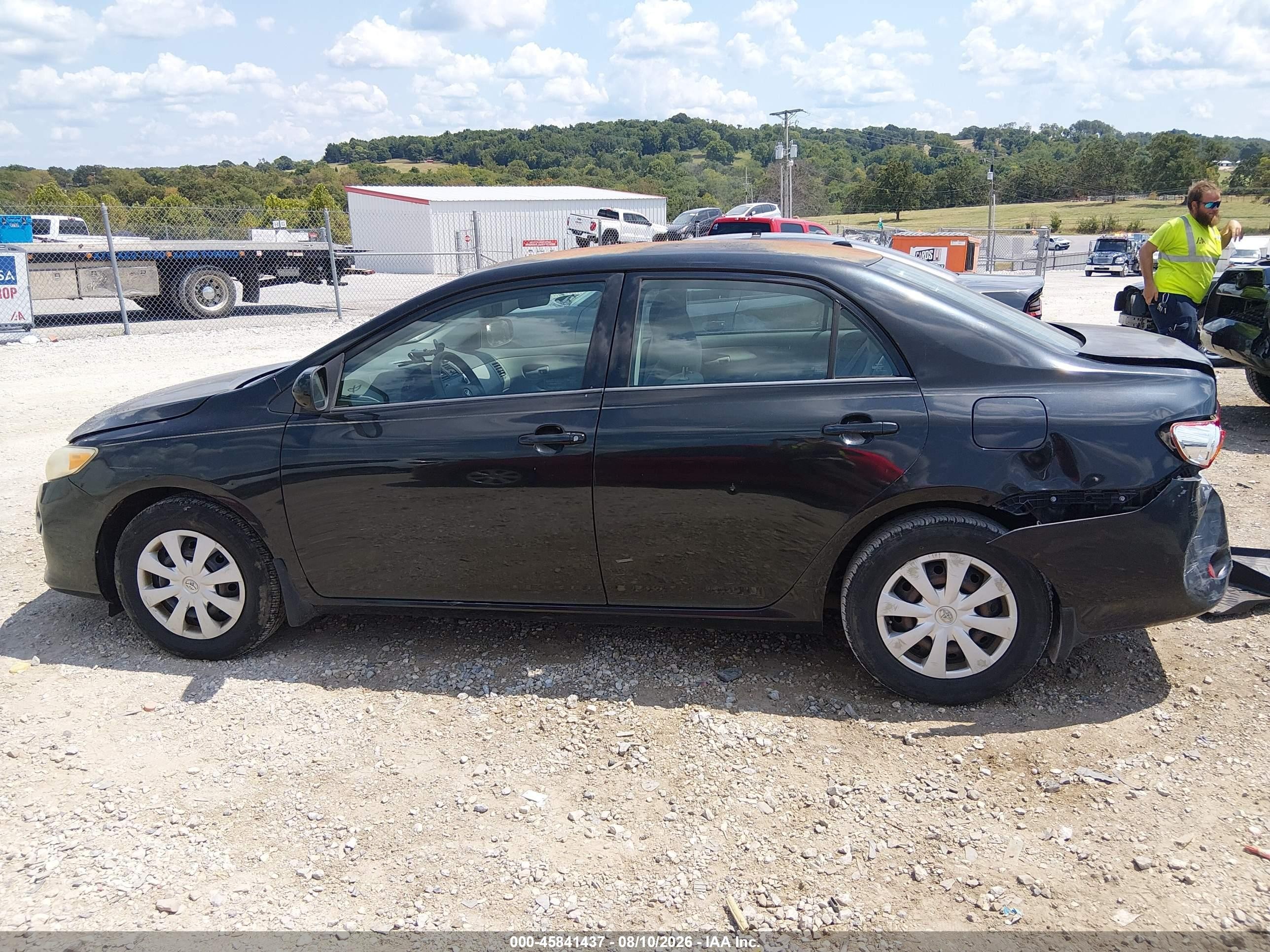 2010 Toyota Corolla Le Черный vin: 1NXBU4EE9AZ175183