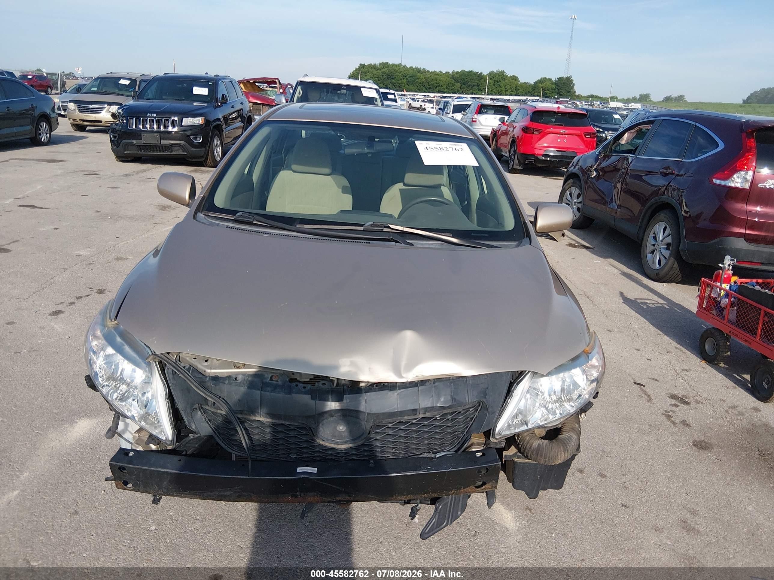 2010 Toyota Corolla Le Gold vin: 1NXBU4EE9AZ176382
