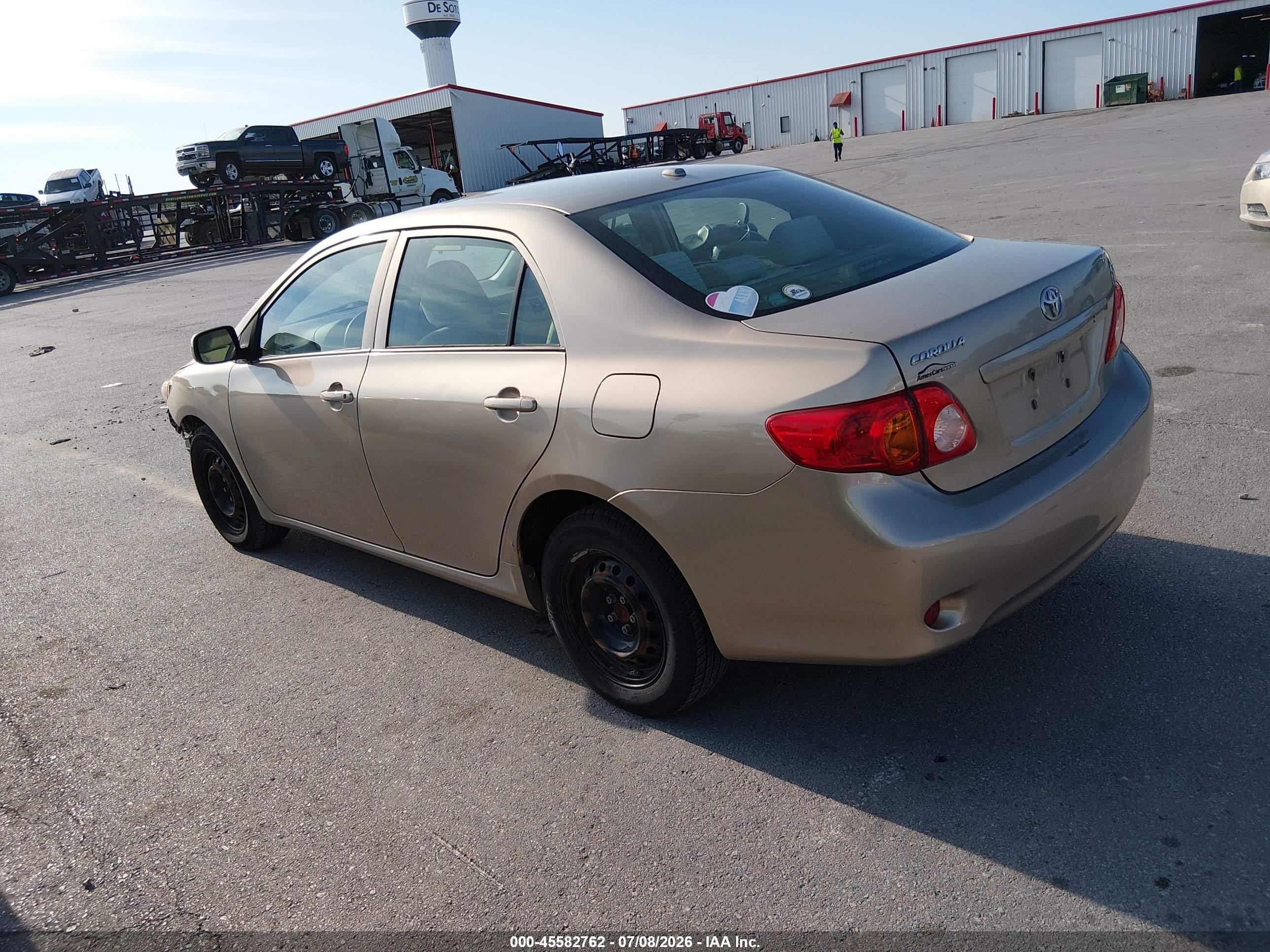 2010 Toyota Corolla Le Gold vin: 1NXBU4EE9AZ176382