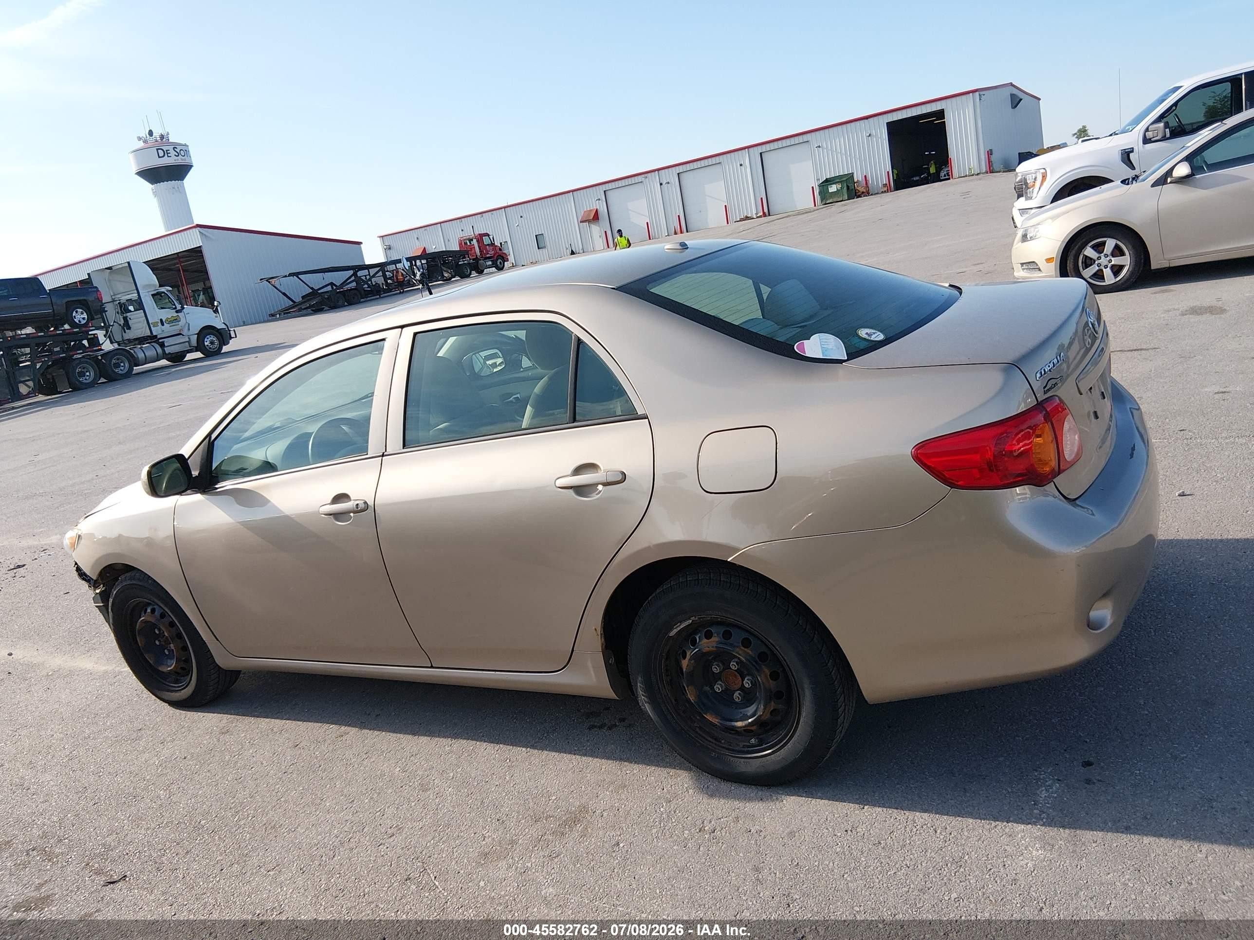 2010 Toyota Corolla Le Gold vin: 1NXBU4EE9AZ176382