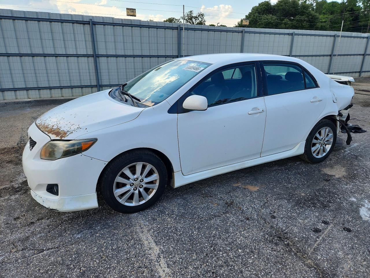 2010 Toyota Corolla S Белый vin: 1NXBU4EE9AZ184384