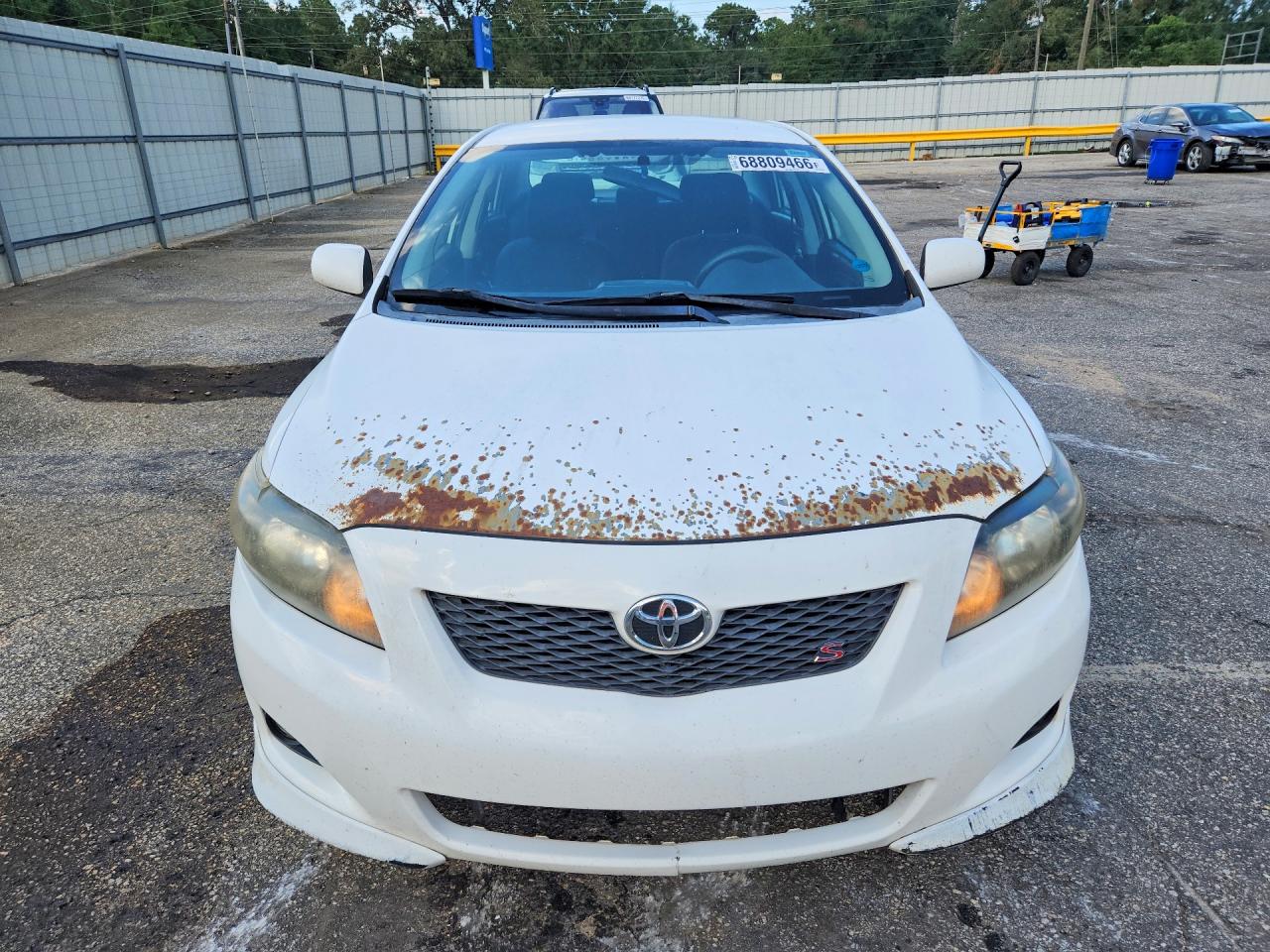 2010 Toyota Corolla S White vin: 1NXBU4EE9AZ184384