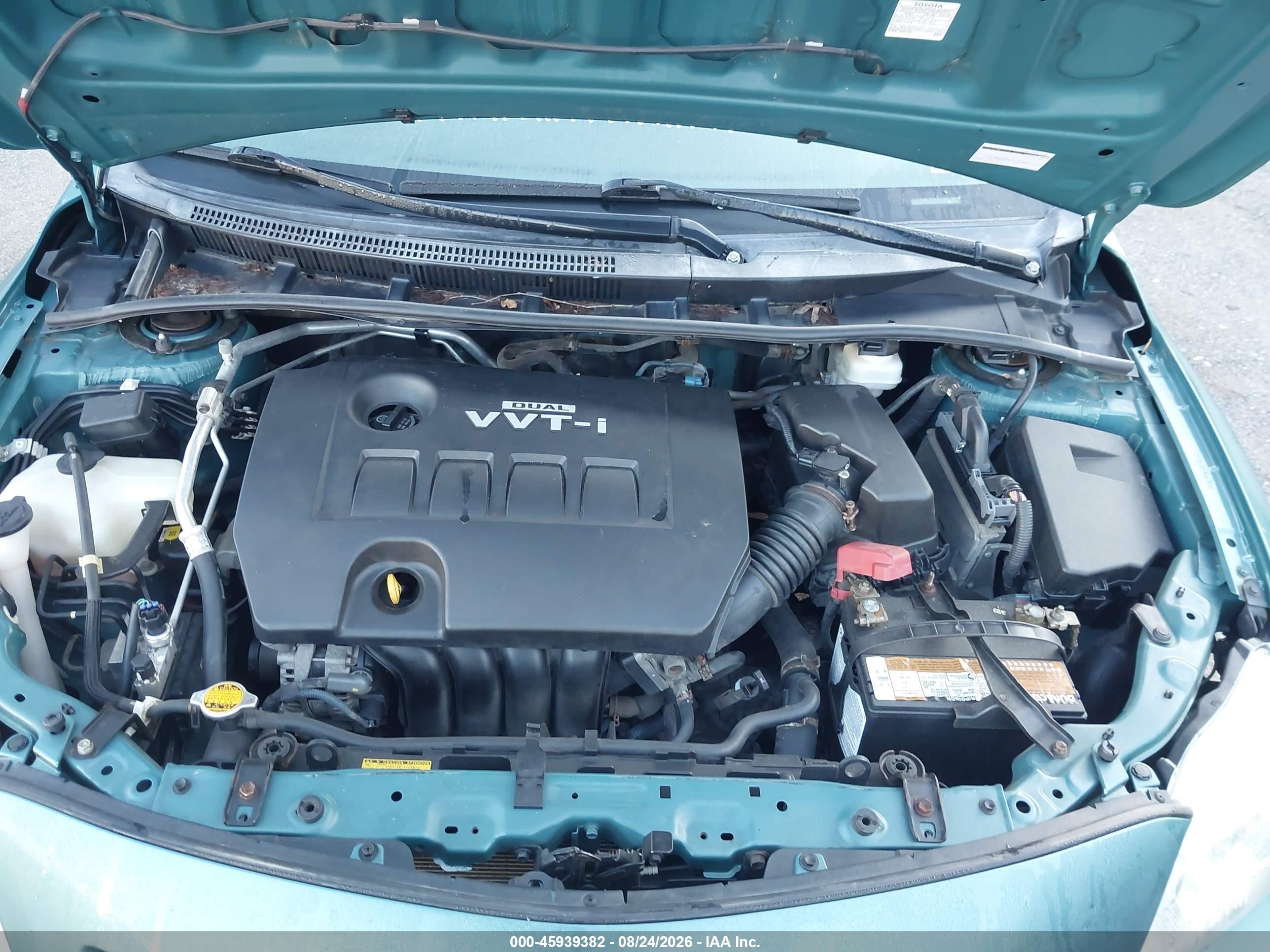 2010 Toyota Corolla Le Green vin: 1NXBU4EE9AZ186510