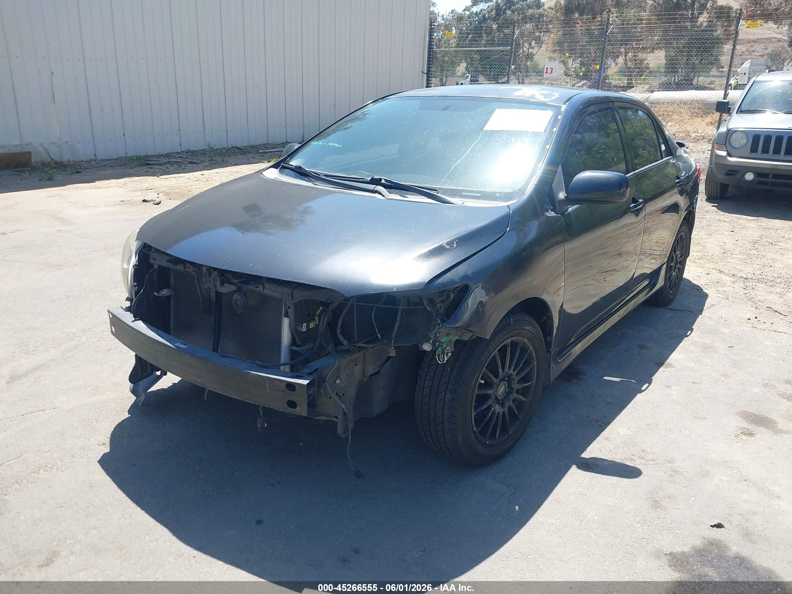 2010 Toyota Corolla S Black vin: 1NXBU4EE9AZ202155