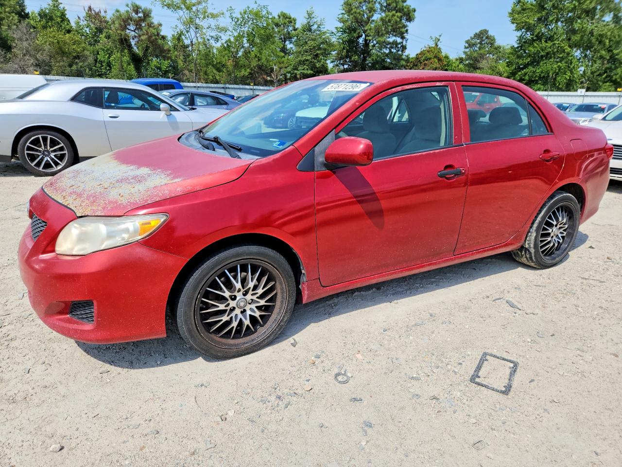 2010 Toyota Corolla Le Red vin: 1NXBU4EE9AZ204178