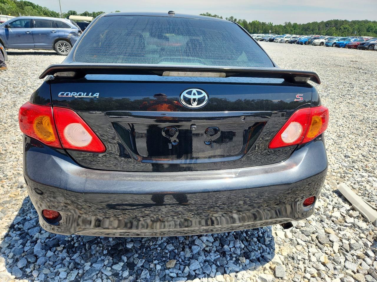 2010 Toyota Corolla S Черный vin: 1NXBU4EE9AZ219621