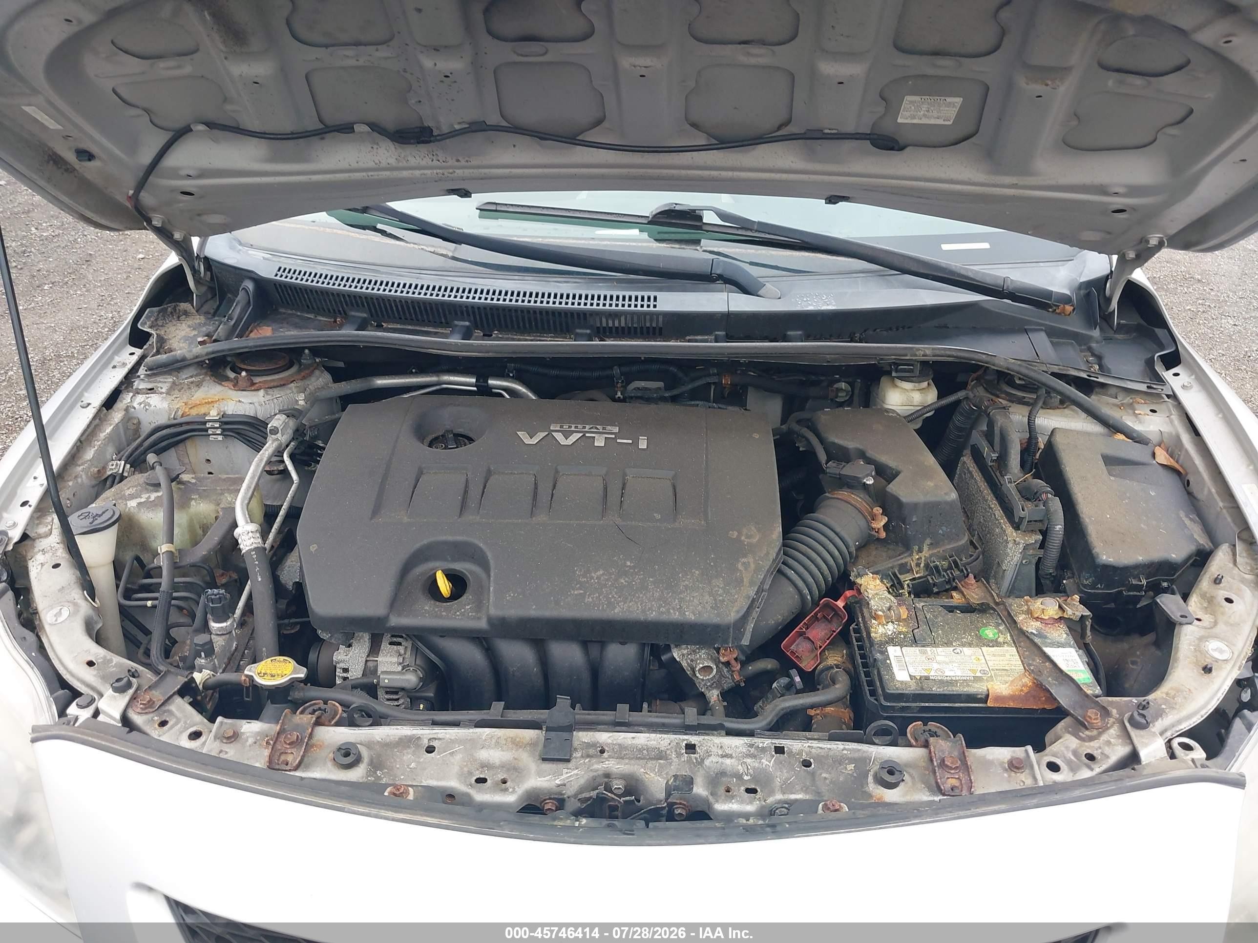 2010 Toyota Corolla S Silver vin: 1NXBU4EE9AZ231946