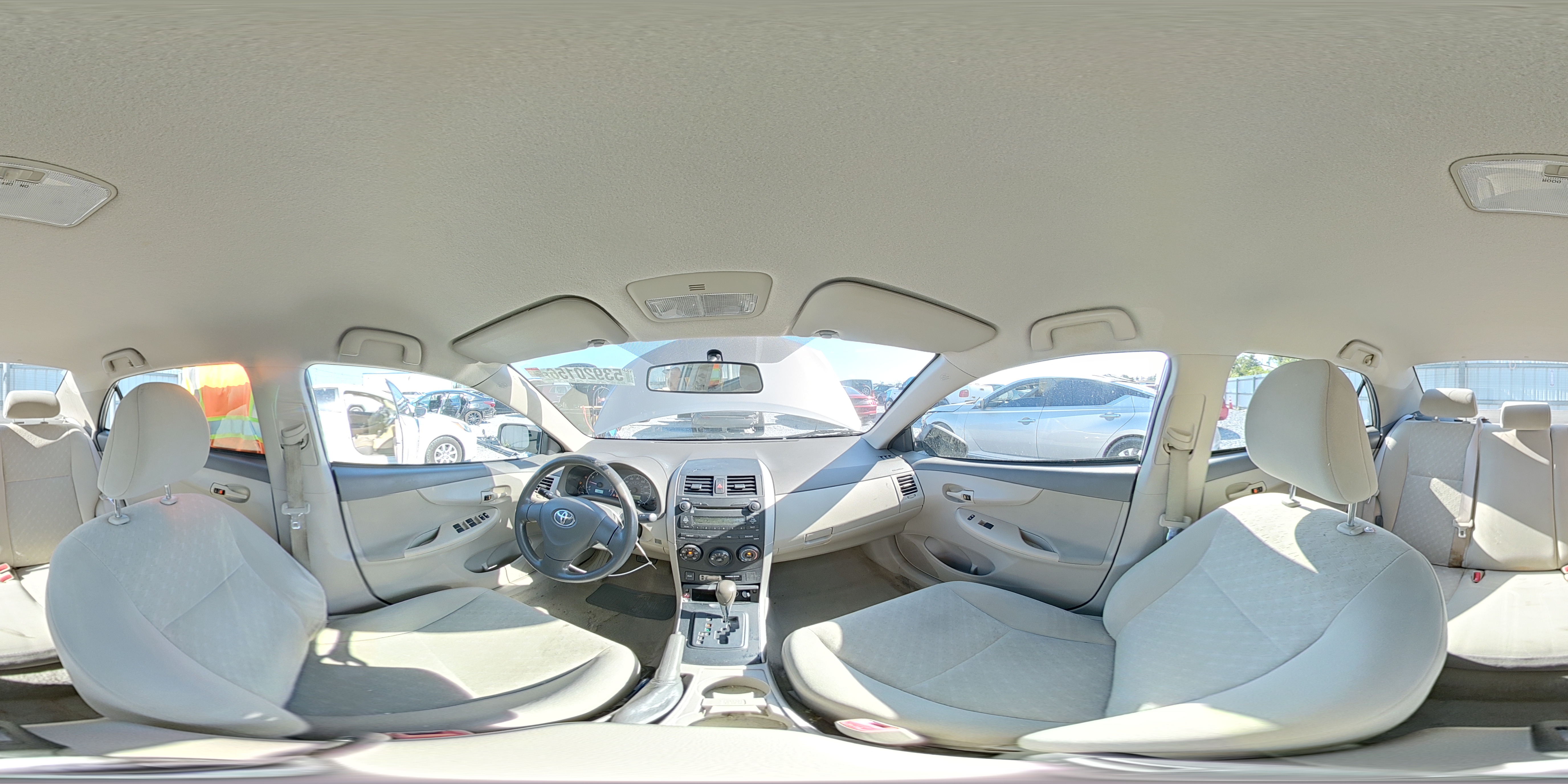 2010 Toyota Corolla Base Tan vin: 1NXBU4EE9AZ233003