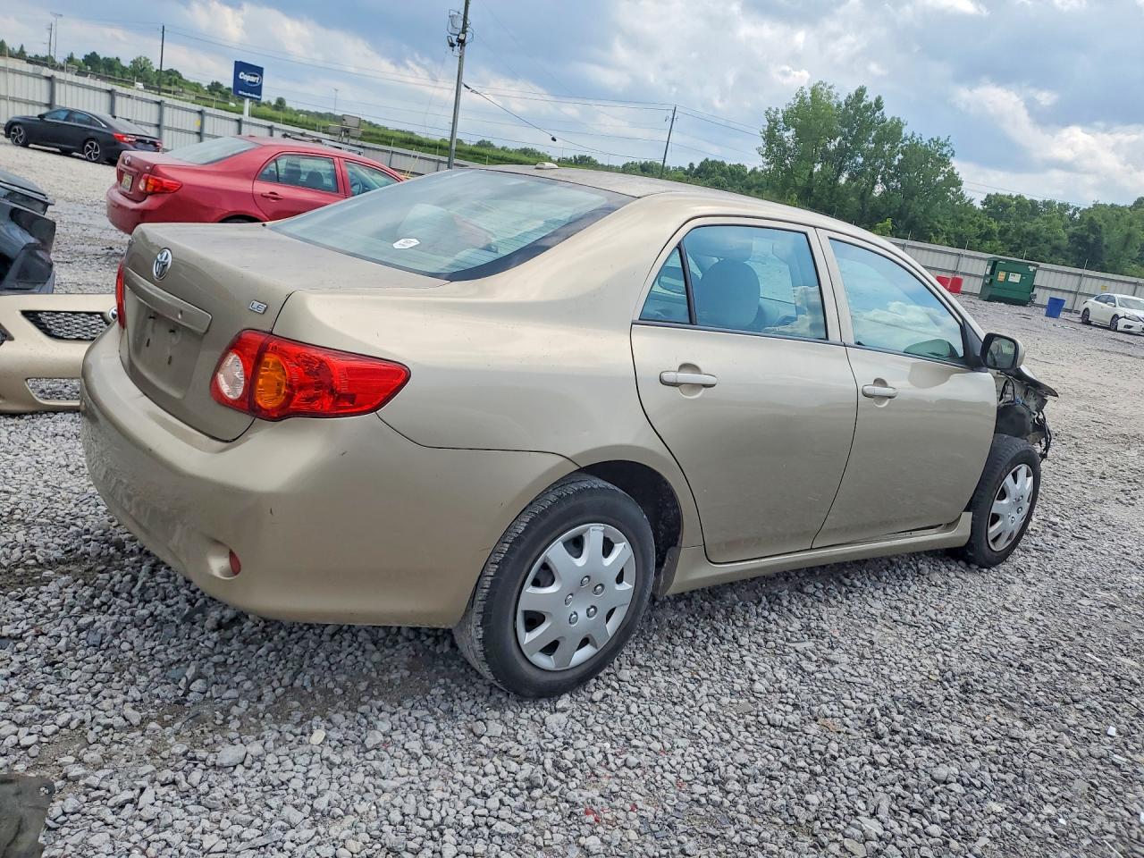 2010 Toyota Corolla Le Cream vin: 1NXBU4EE9AZ235639