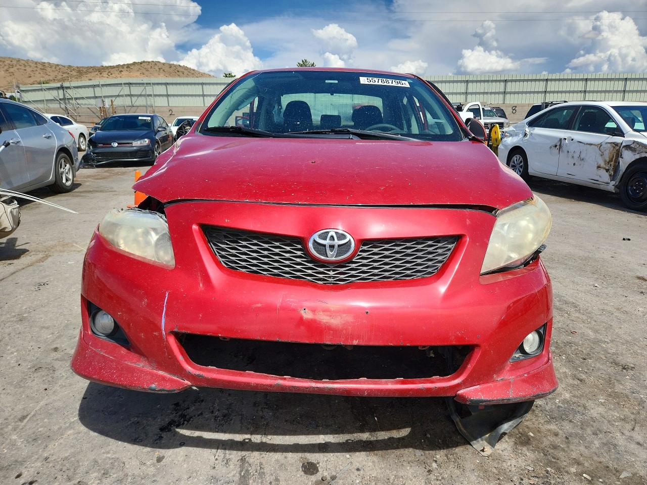 2010 Toyota Corolla S Red vin: 1NXBU4EE9AZ246169