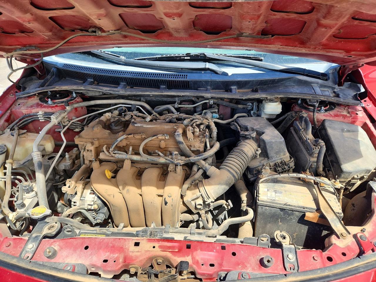 2010 Toyota Corolla S Red vin: 1NXBU4EE9AZ246169