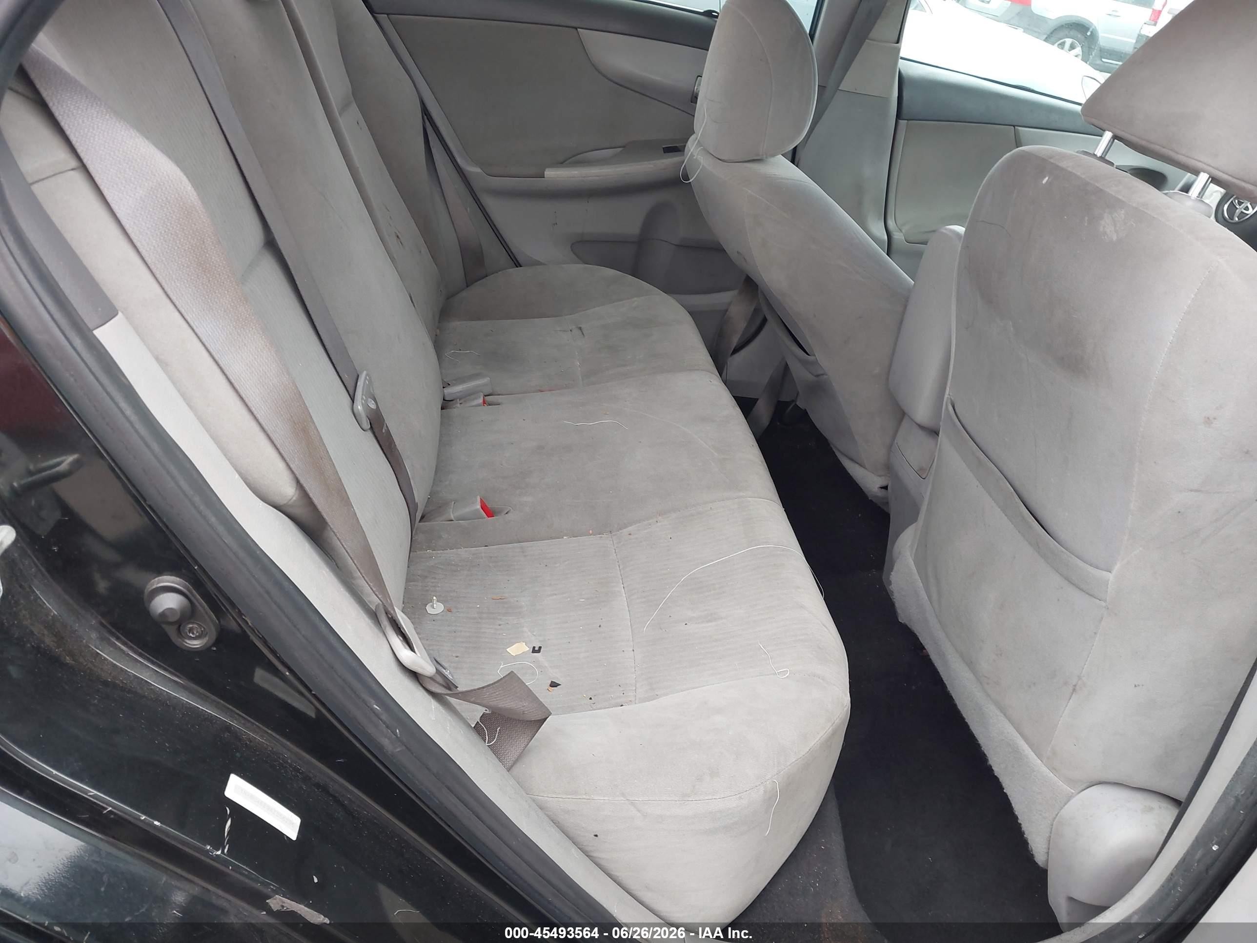 2010 Toyota Corolla Le Black vin: 1NXBU4EE9AZ256295