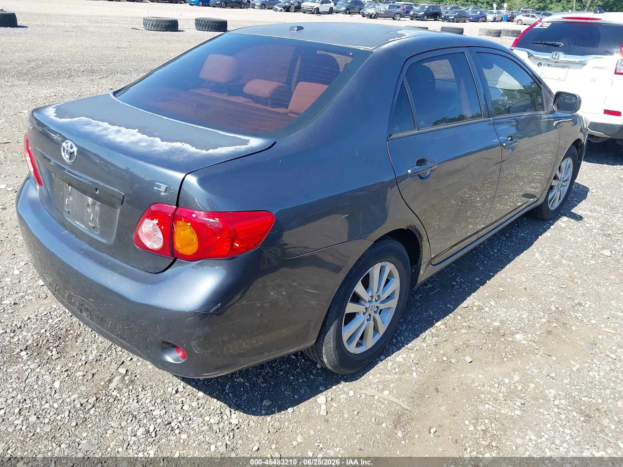 2010 Toyota Corolla Le Gray vin: 1NXBU4EE9AZ276143
