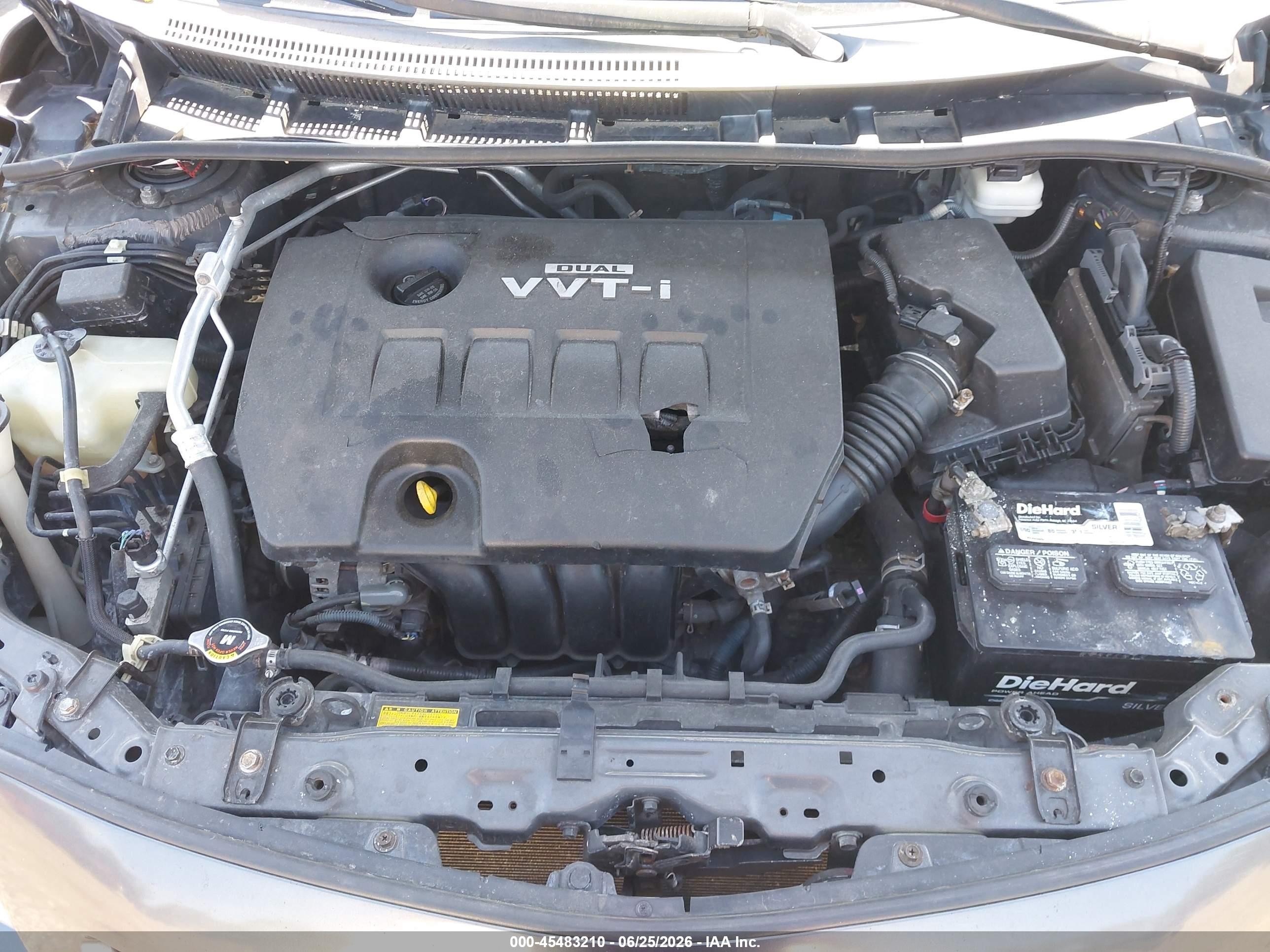 2010 Toyota Corolla Le Gray vin: 1NXBU4EE9AZ276143