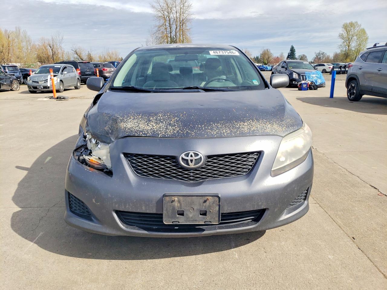 2010 Toyota Corolla Le Gray vin: 1NXBU4EE9AZ282444