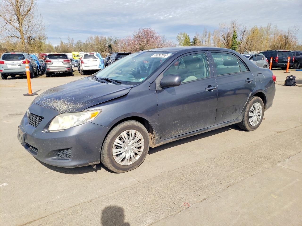 2010 Toyota Corolla Le Gray vin: 1NXBU4EE9AZ282444
