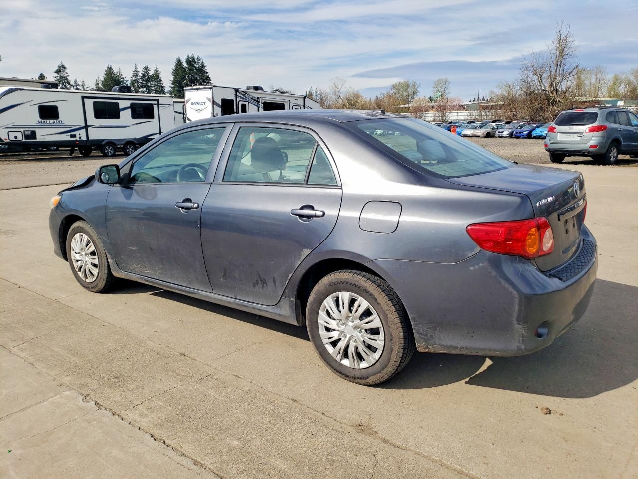 2010 Toyota Corolla Le Gray vin: 1NXBU4EE9AZ282444