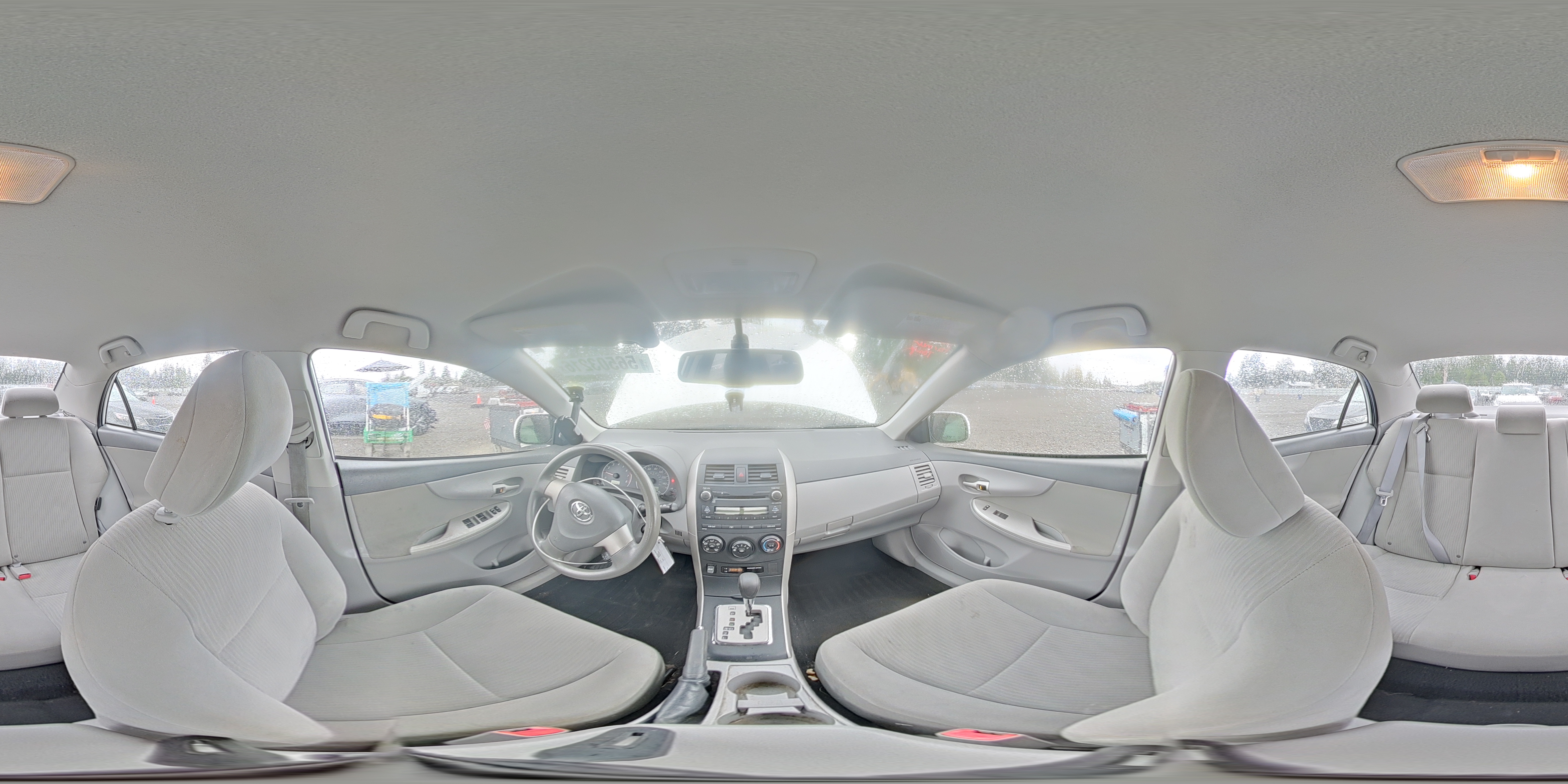 2010 Toyota Corolla Le White vin: 1NXBU4EE9AZ301140