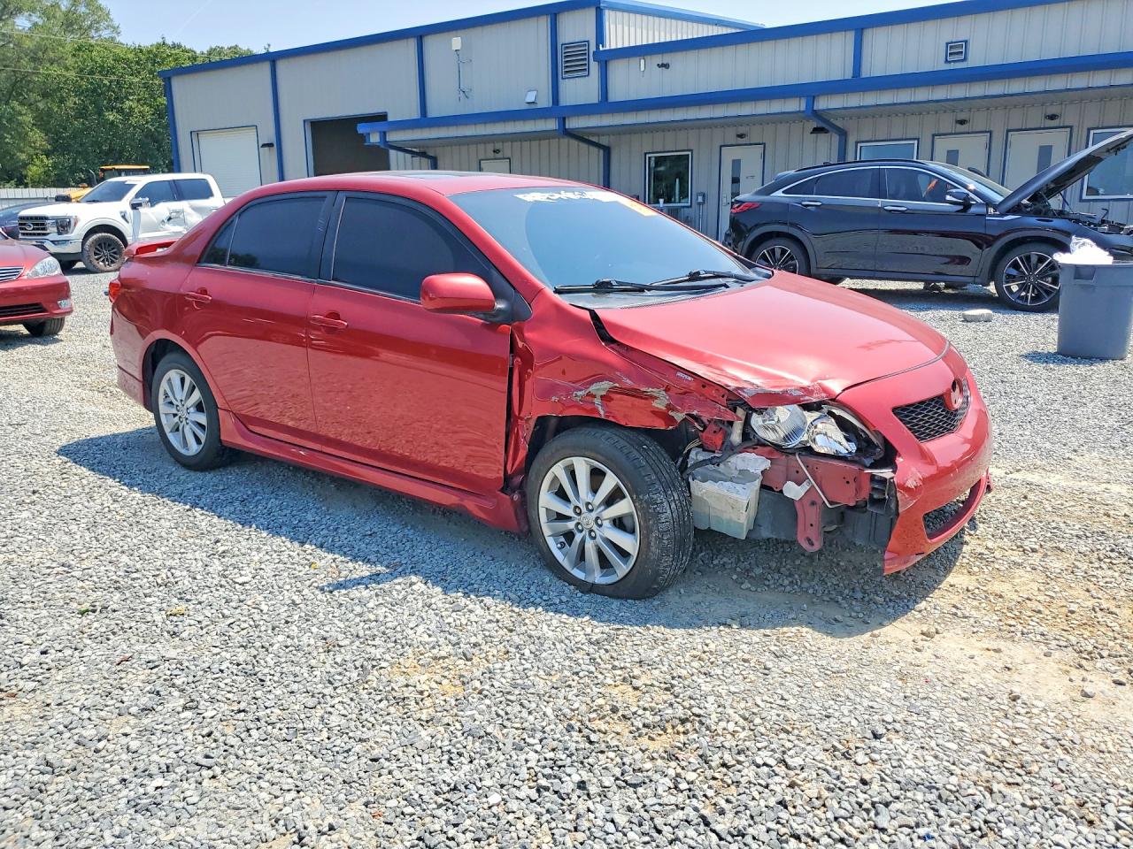 2010 Toyota Corolla S Red vin: 1NXBU4EE9AZ301347