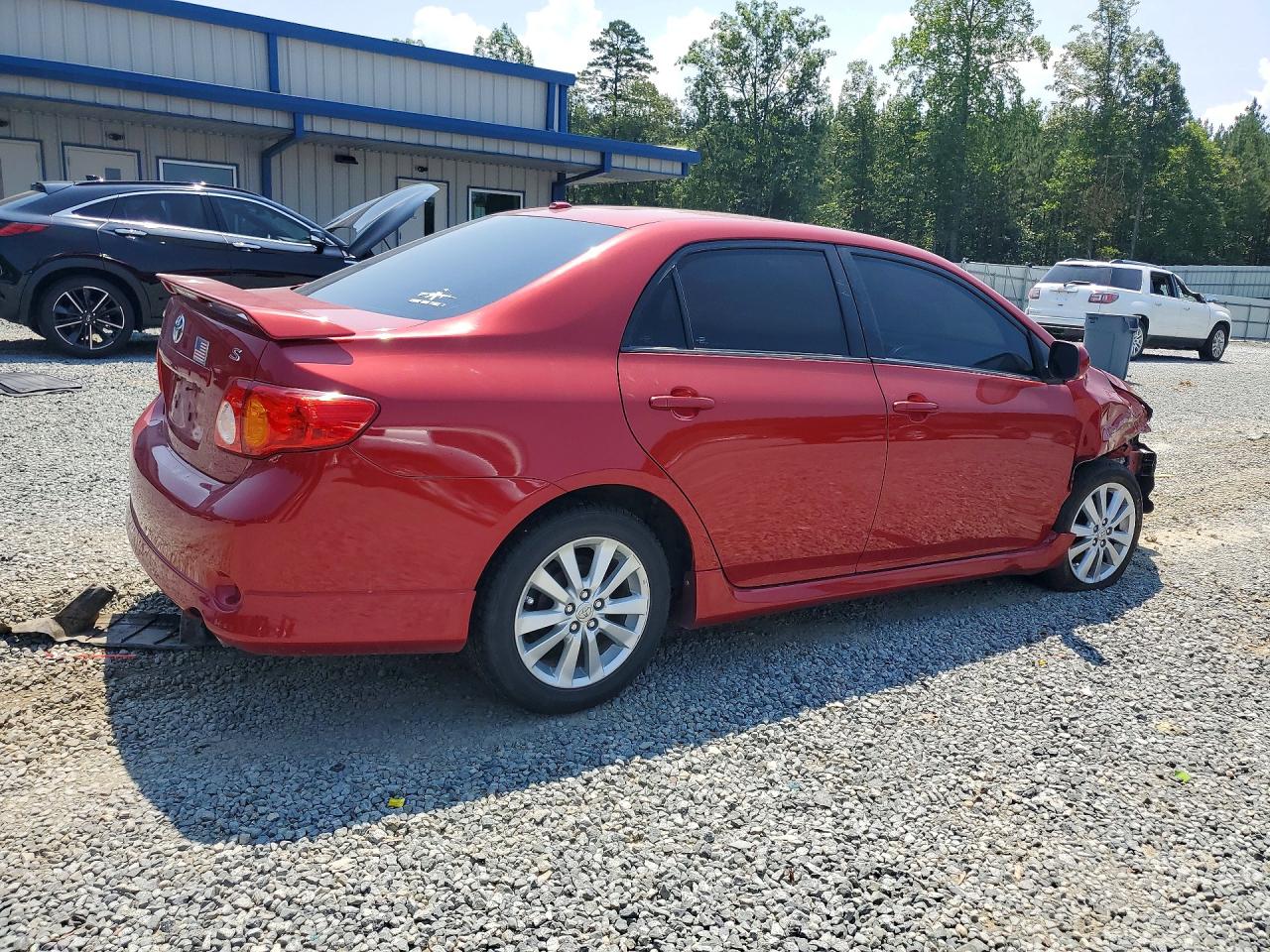 2010 Toyota Corolla S Red vin: 1NXBU4EE9AZ301347