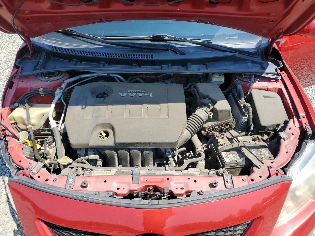 2010 Toyota Corolla S Red vin: 1NXBU4EE9AZ301347