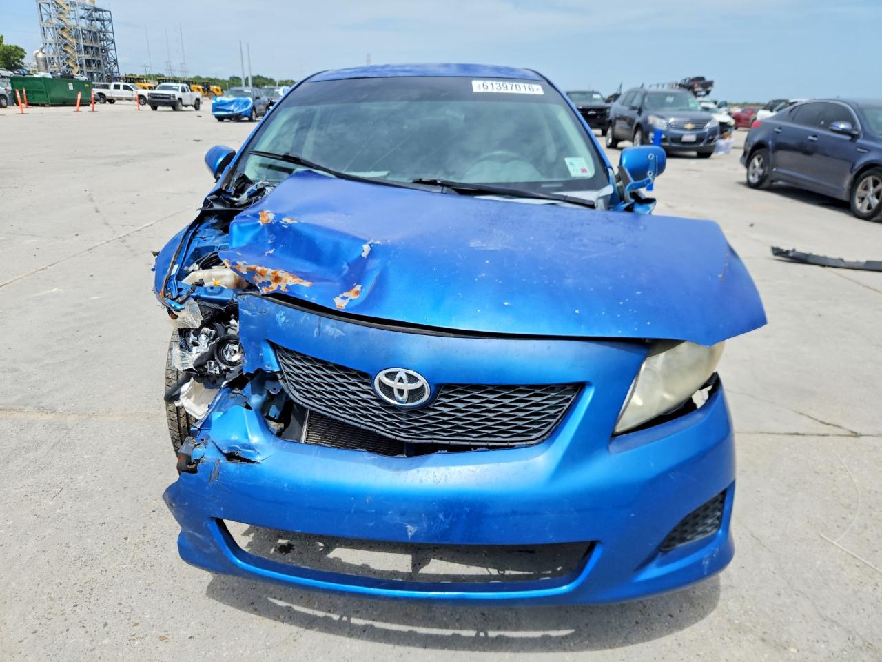 2010 Toyota Corolla Le Blue vin: 1NXBU4EE9AZ323767
