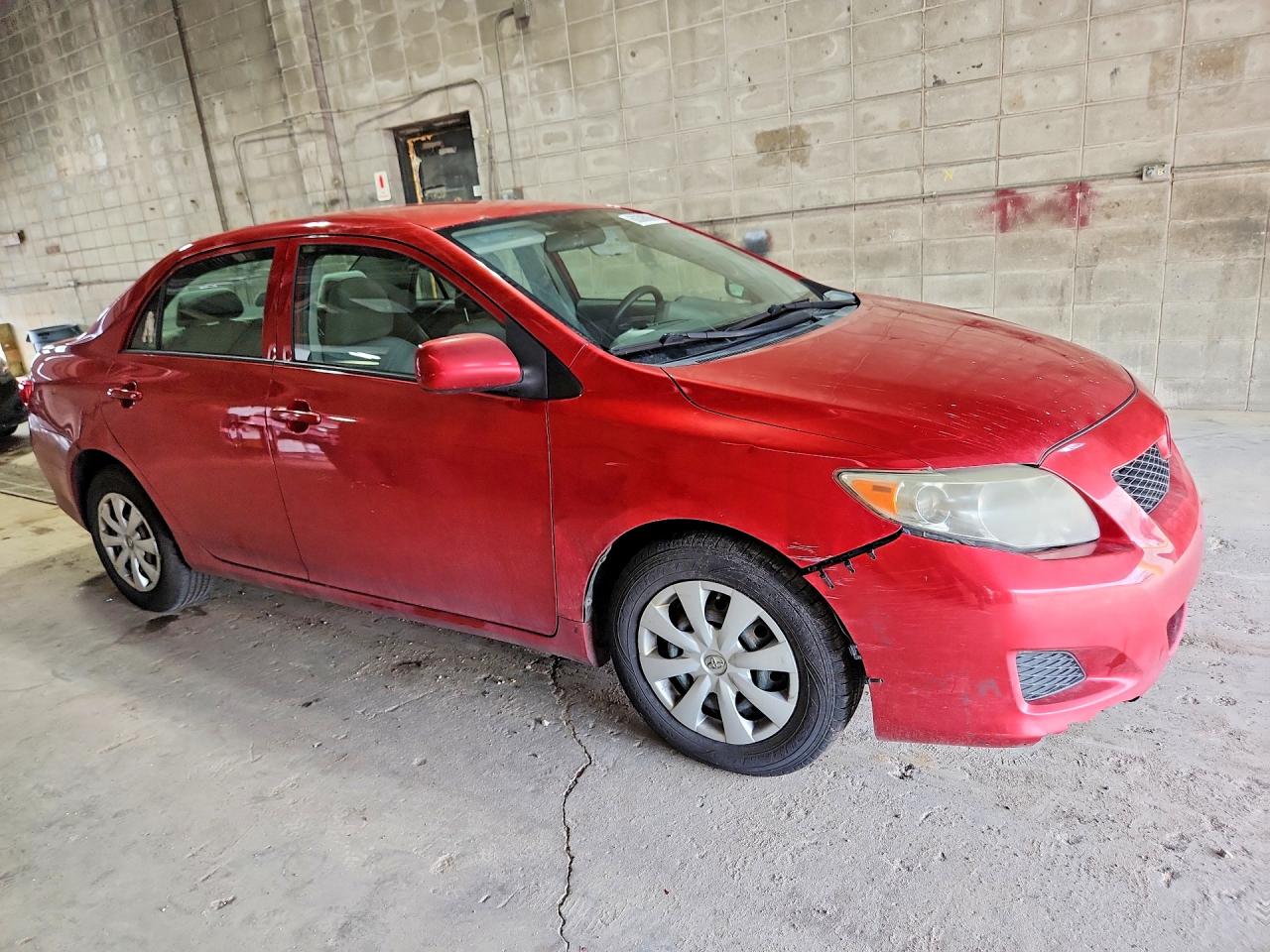 2010 Toyota Corolla Le Red vin: 1NXBU4EE9AZ324370