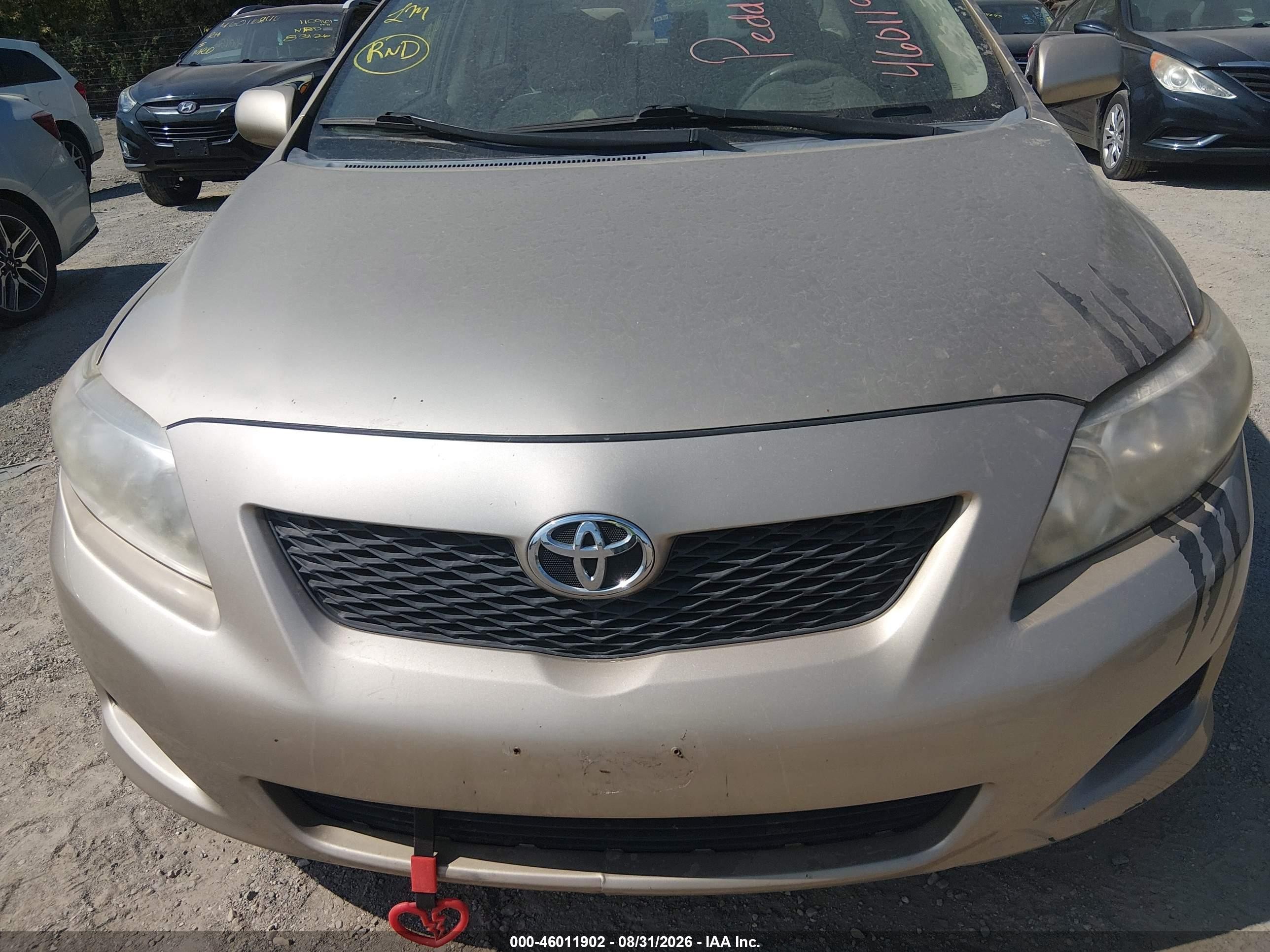 2010 Toyota Corolla Le Gold vin: 1NXBU4EE9AZ336079